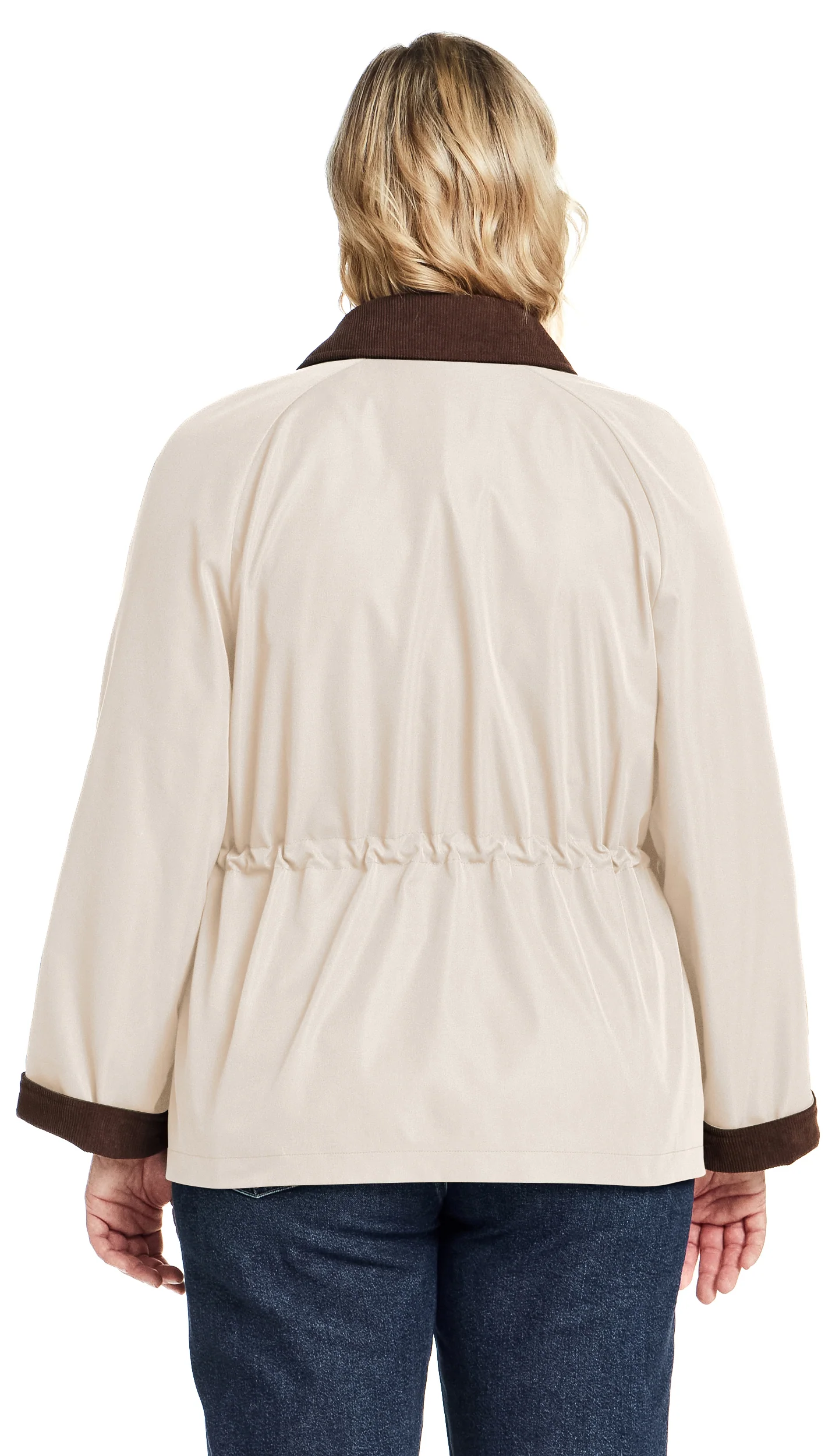 BARN JACKET WITH CORDUROY TRIMS - Image 17