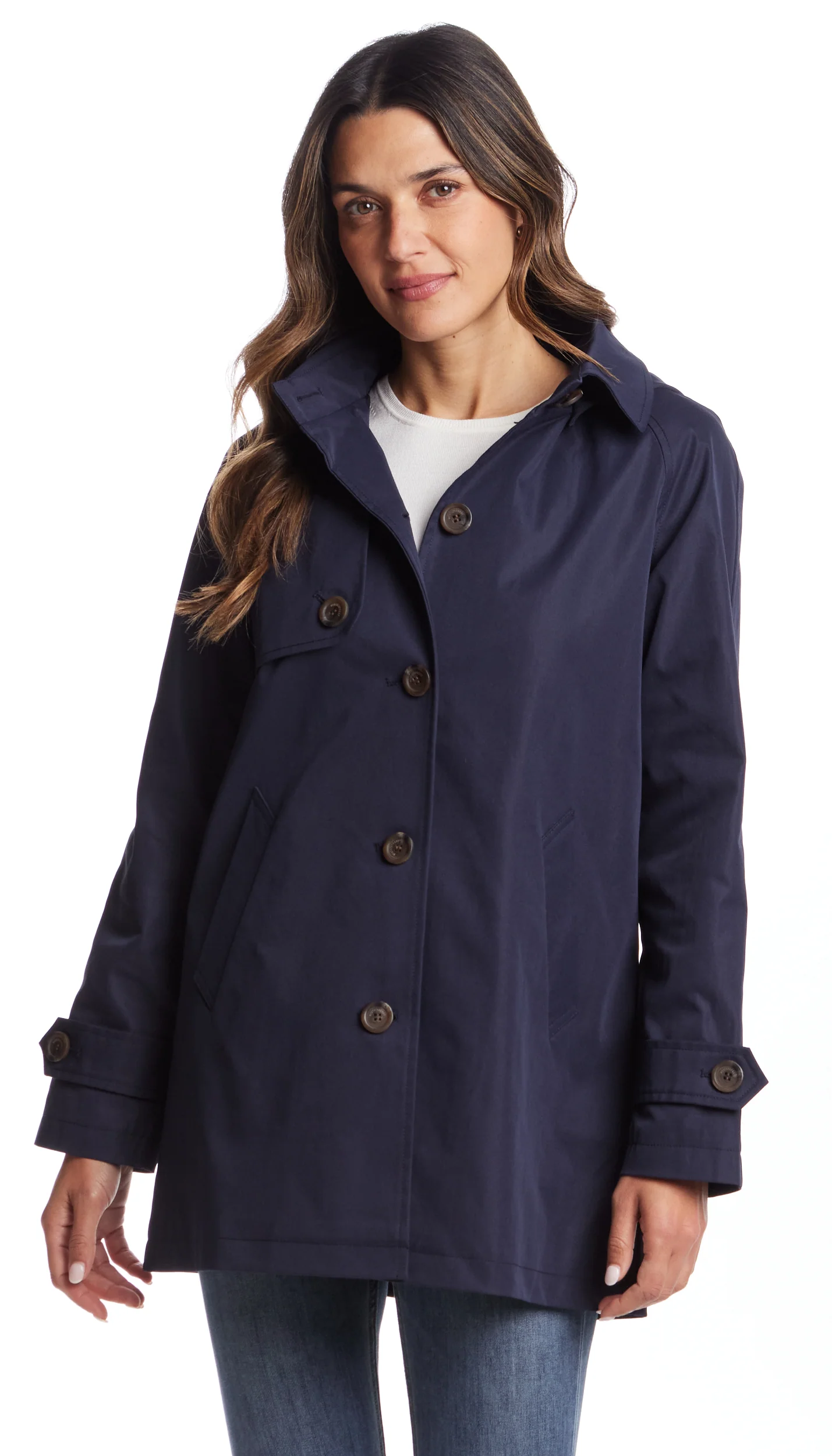 BUTTON FRONT HOODED TOPPER - Image 13