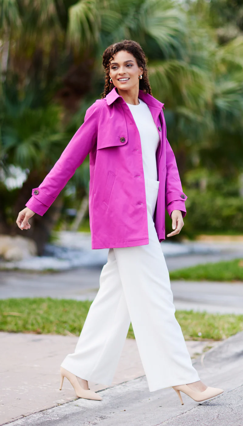 BUTTON FRONT HOODED TOPPER - Image 35