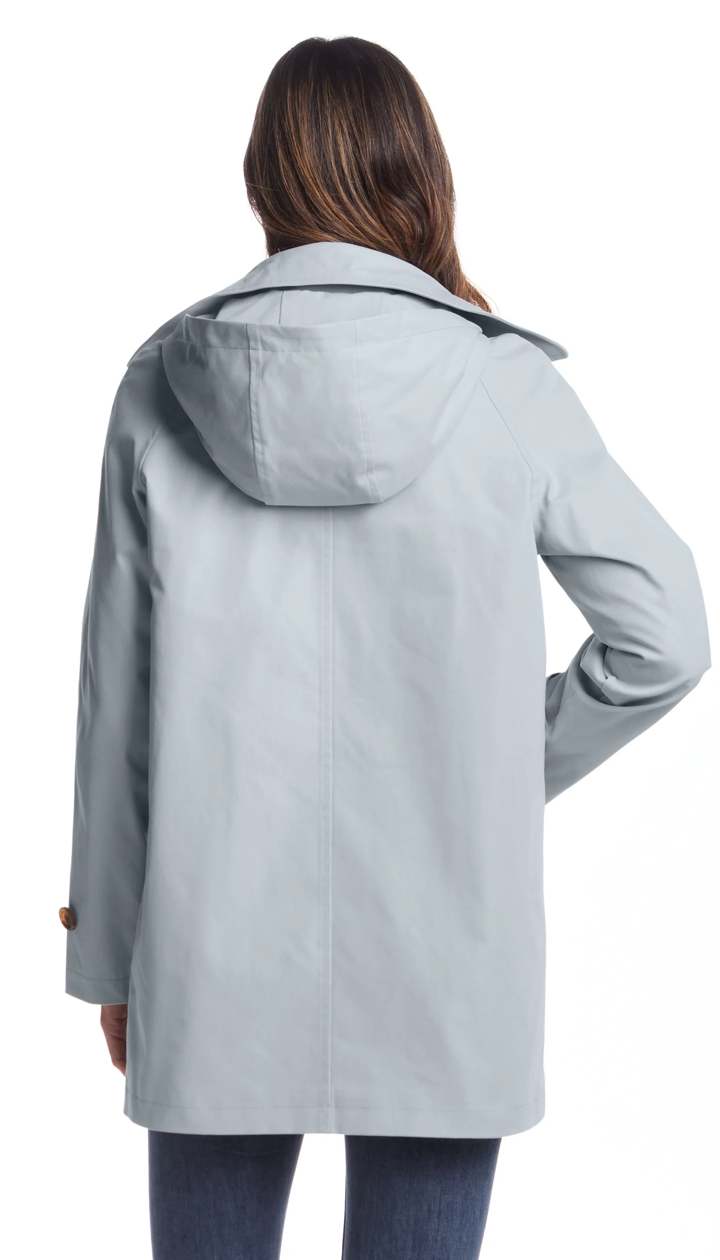 BUTTON FRONT HOODED TOPPER - Image 4