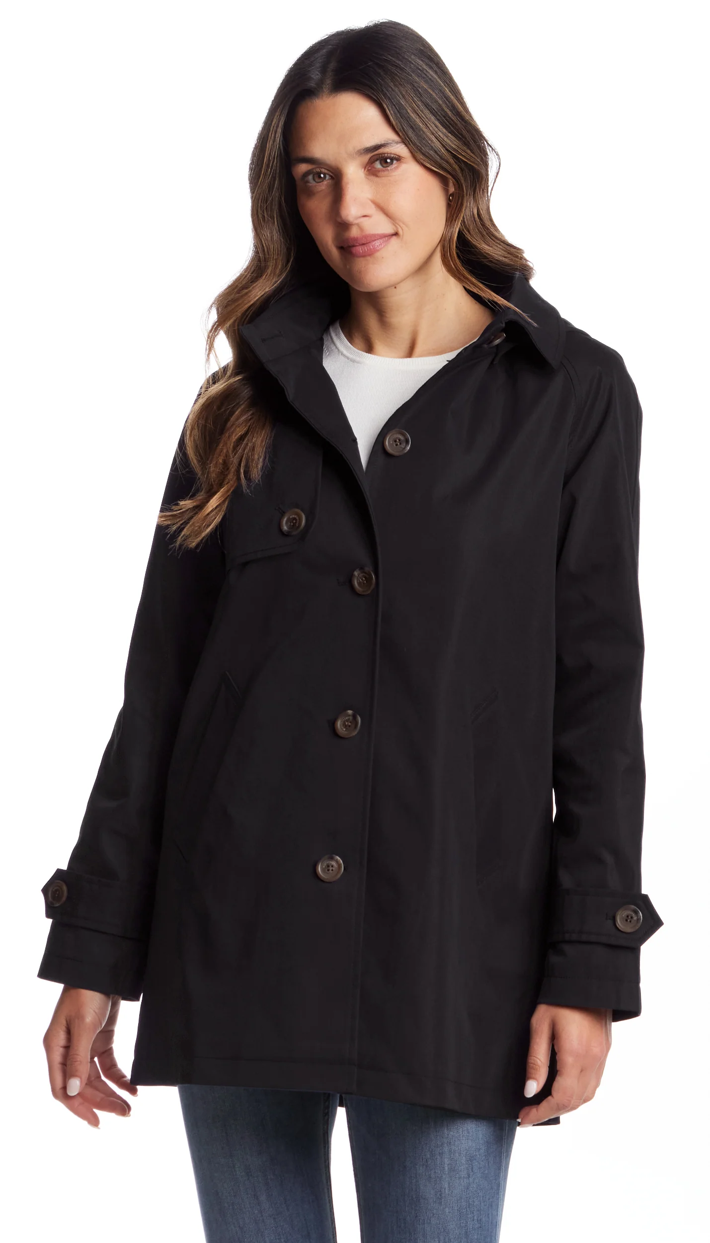 BUTTON FRONT HOODED TOPPER - Image 51