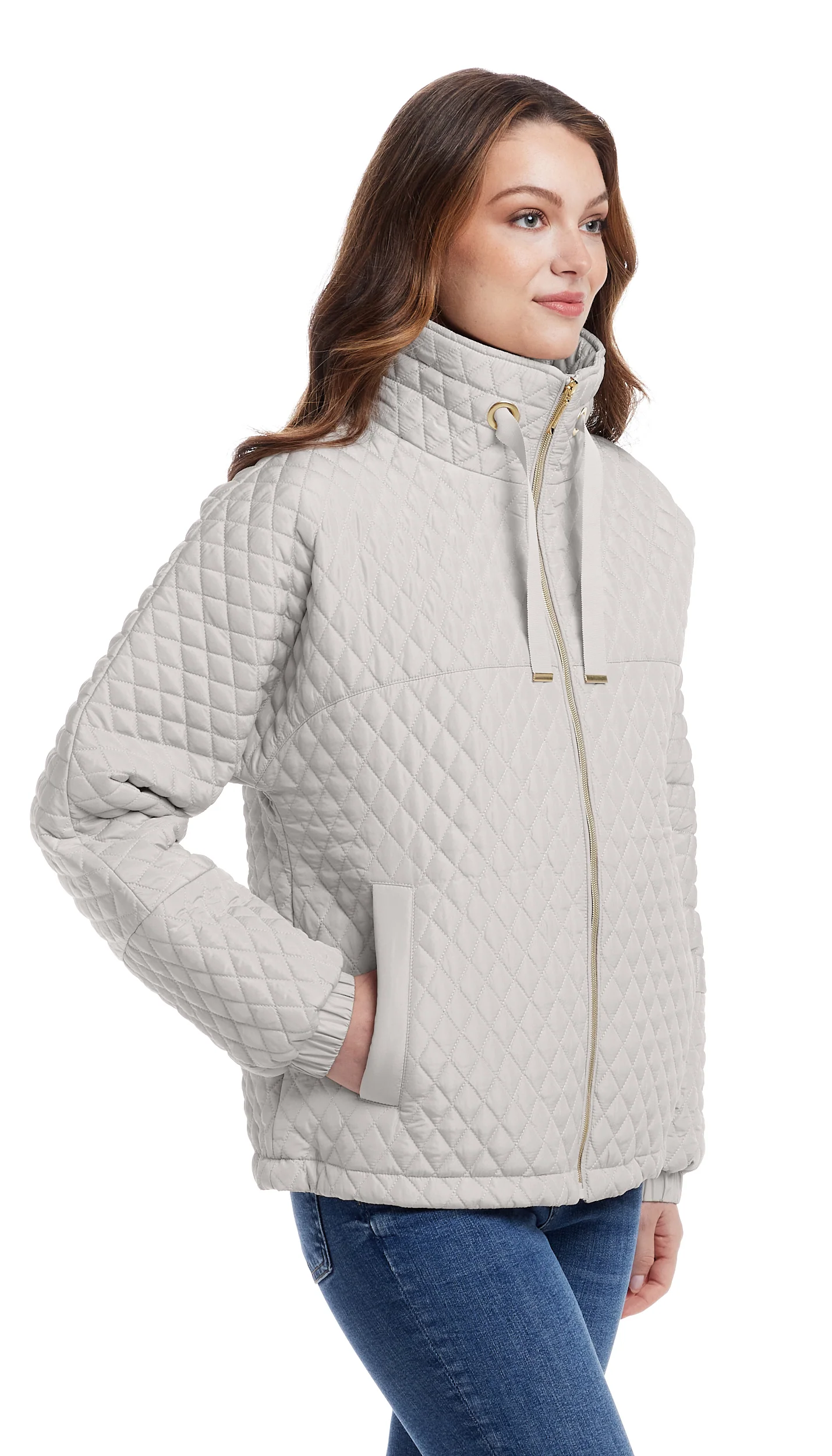 DIAMOND QUILTED JACKET - Image 7