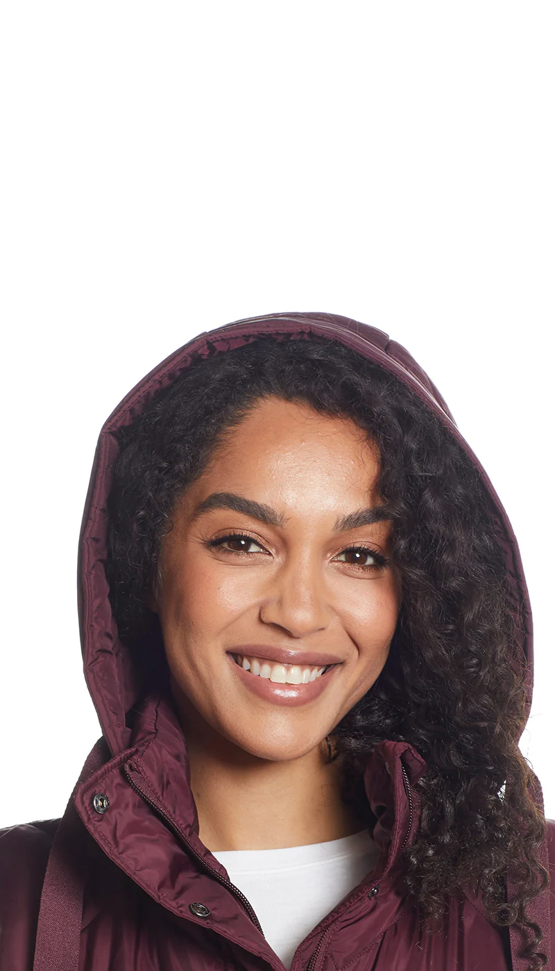 DIAMOND QUILTED LONGLINE HOODED VEST - Image 10