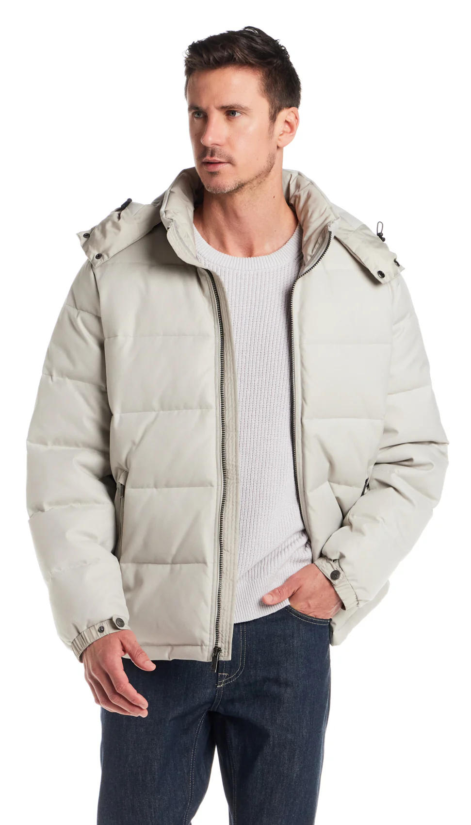 DOBBY OXFORD / CIRE PUFFER JACKET - Image 17