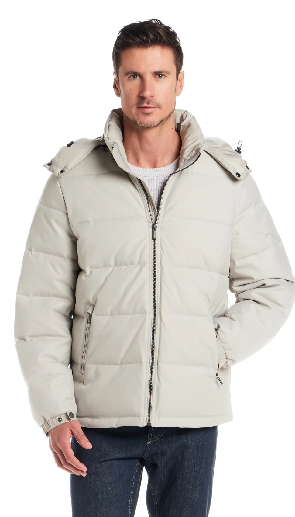 DOBBY OXFORD / CIRE PUFFER JACKET - Image 20