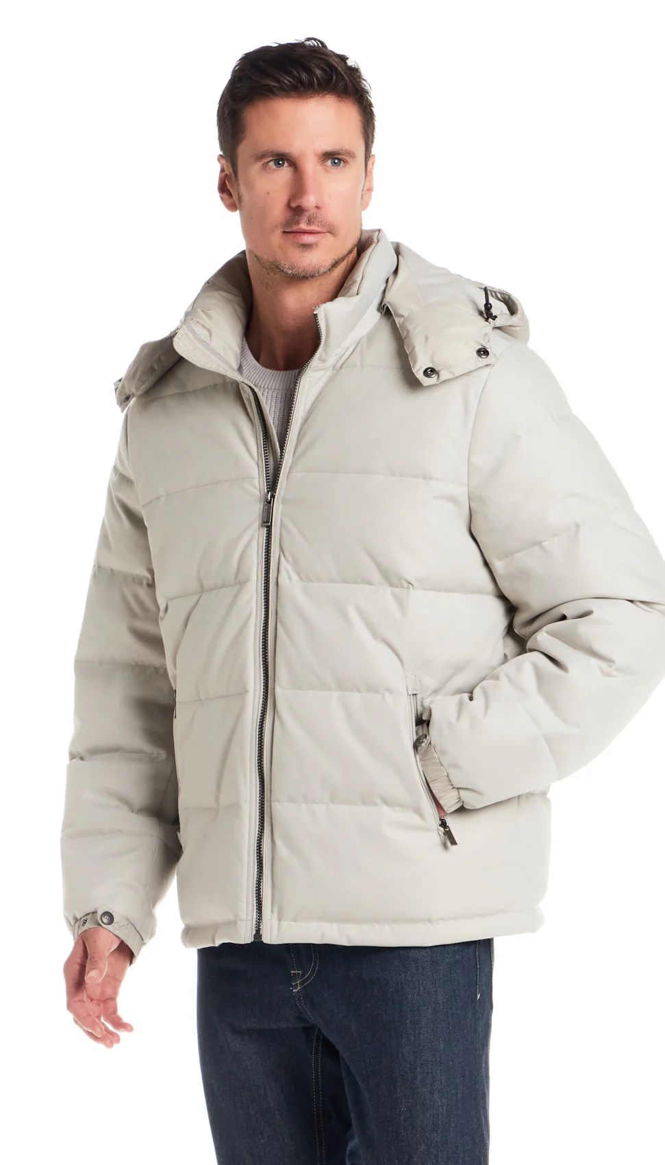 DOBBY OXFORD / CIRE PUFFER JACKET - Image 24