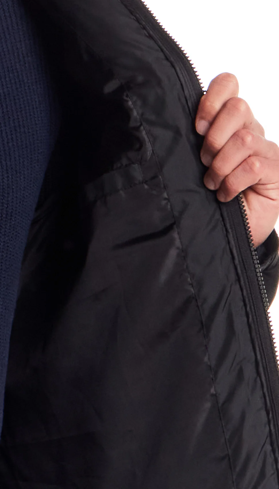 DOBBY OXFORD / CIRE PUFFER JACKET - Image 5