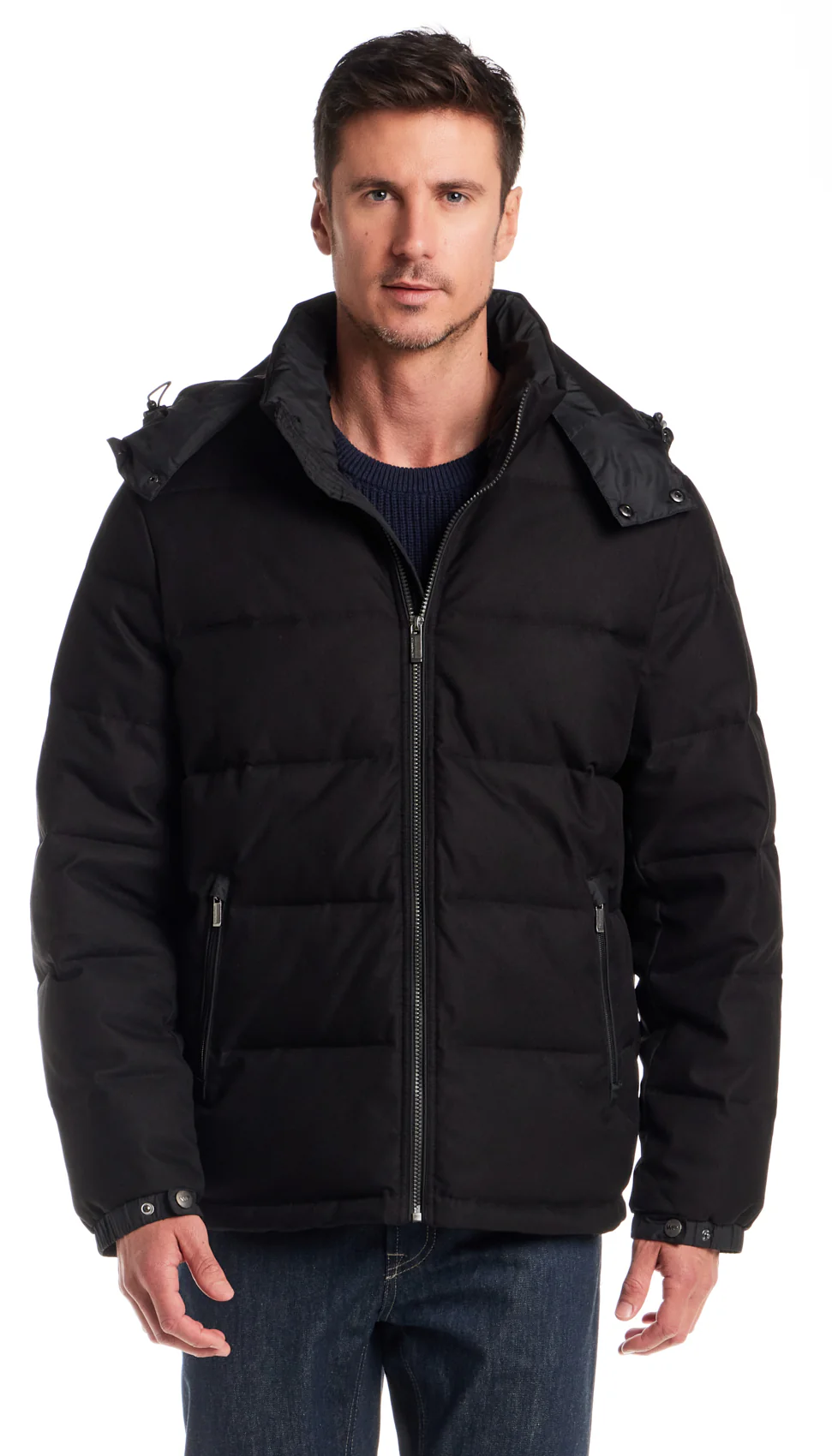 DOBBY OXFORD / CIRE PUFFER JACKET - Image 6
