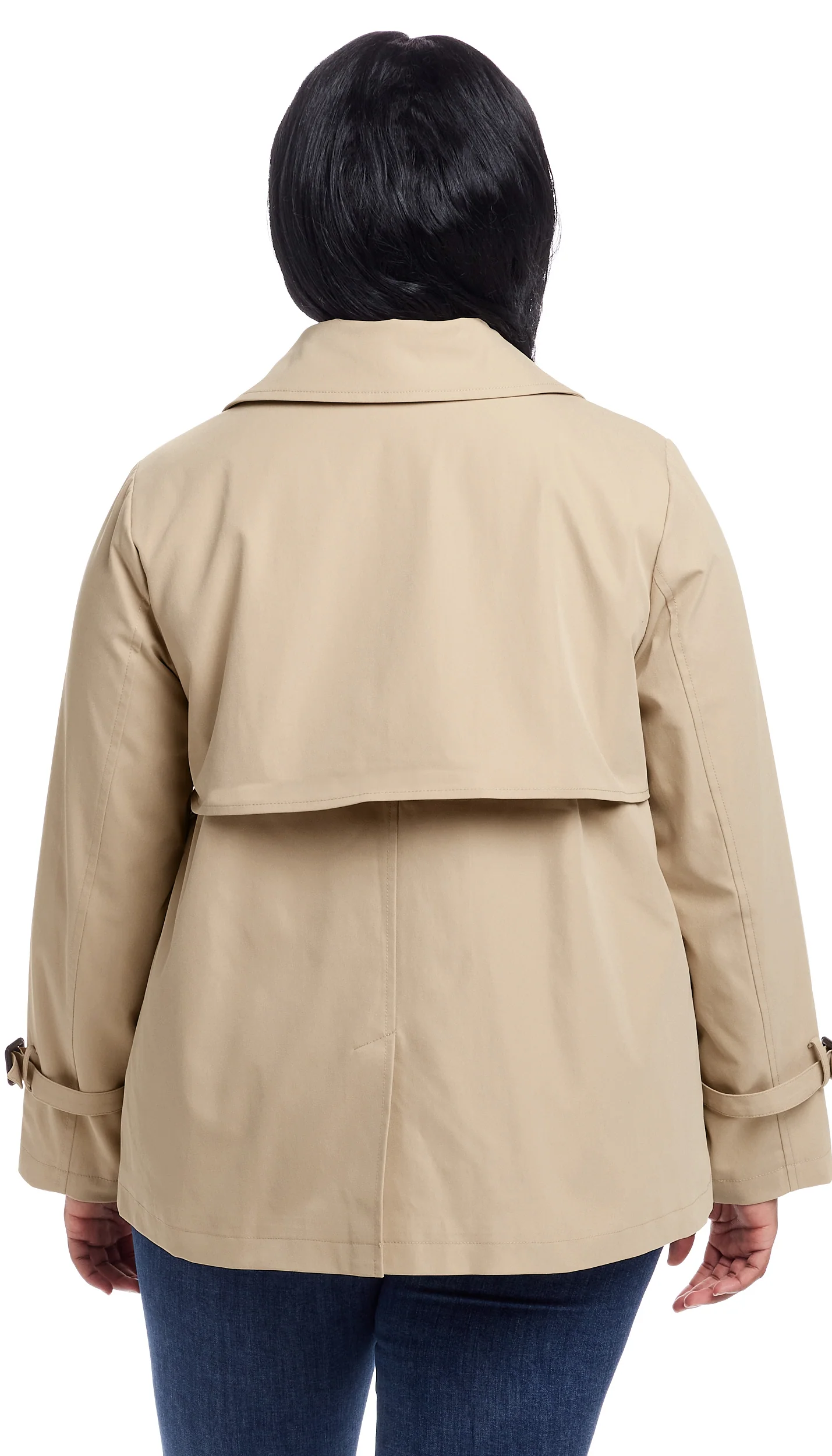 DOUBLE BREASTED A-LINE TRENCH - Image 2