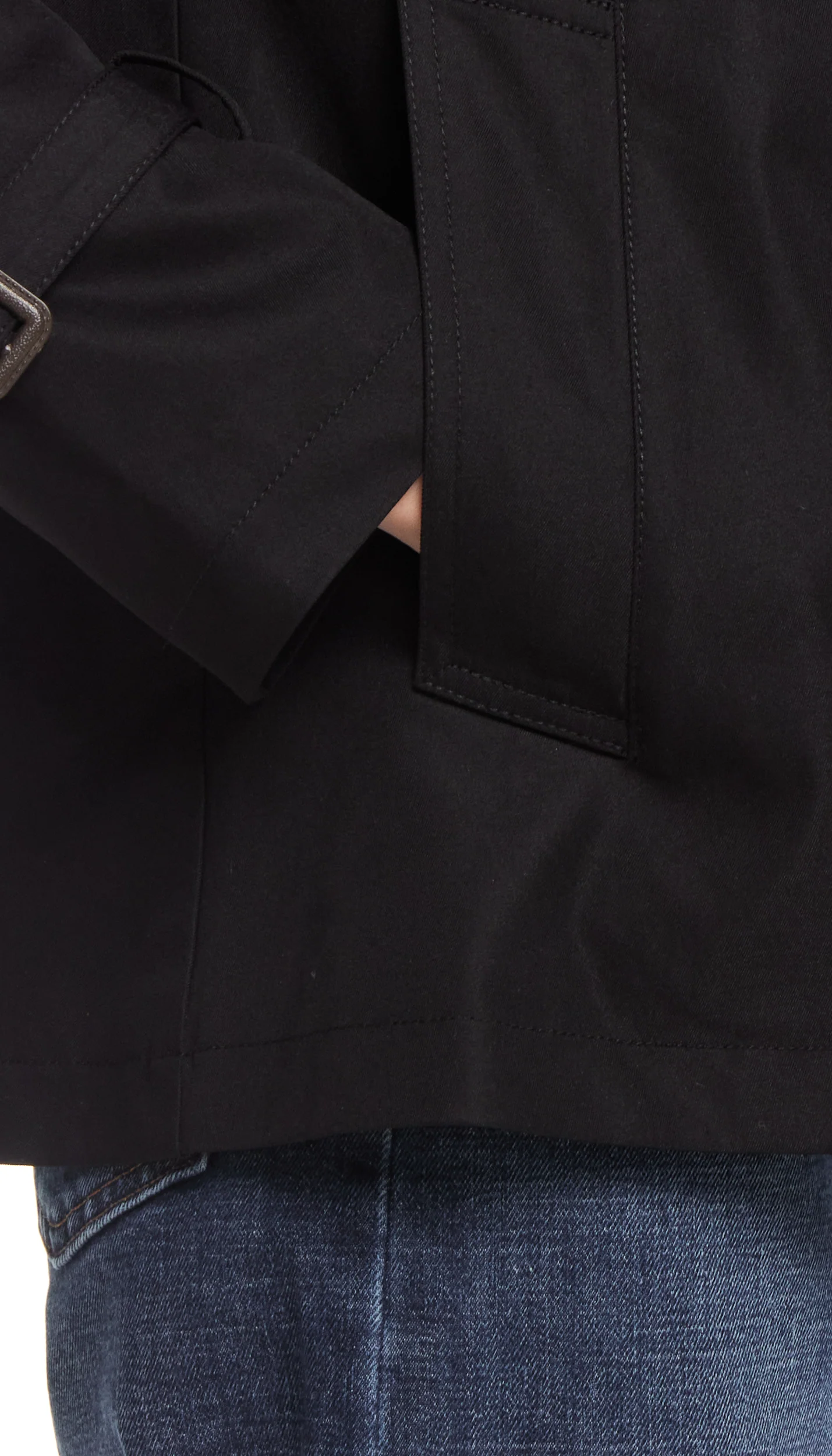 DOUBLE BREASTED A-LINE TRENCH - Image 15