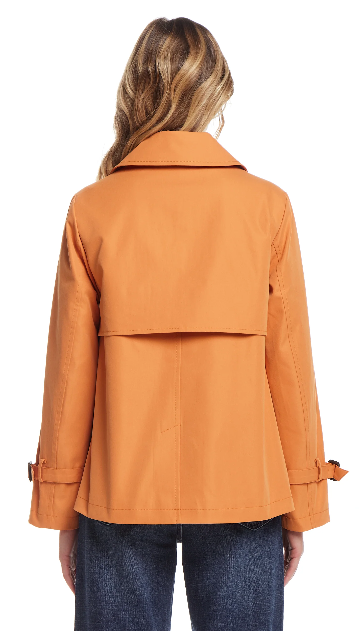 DOUBLE BREASTED A-LINE TRENCH - Image 28