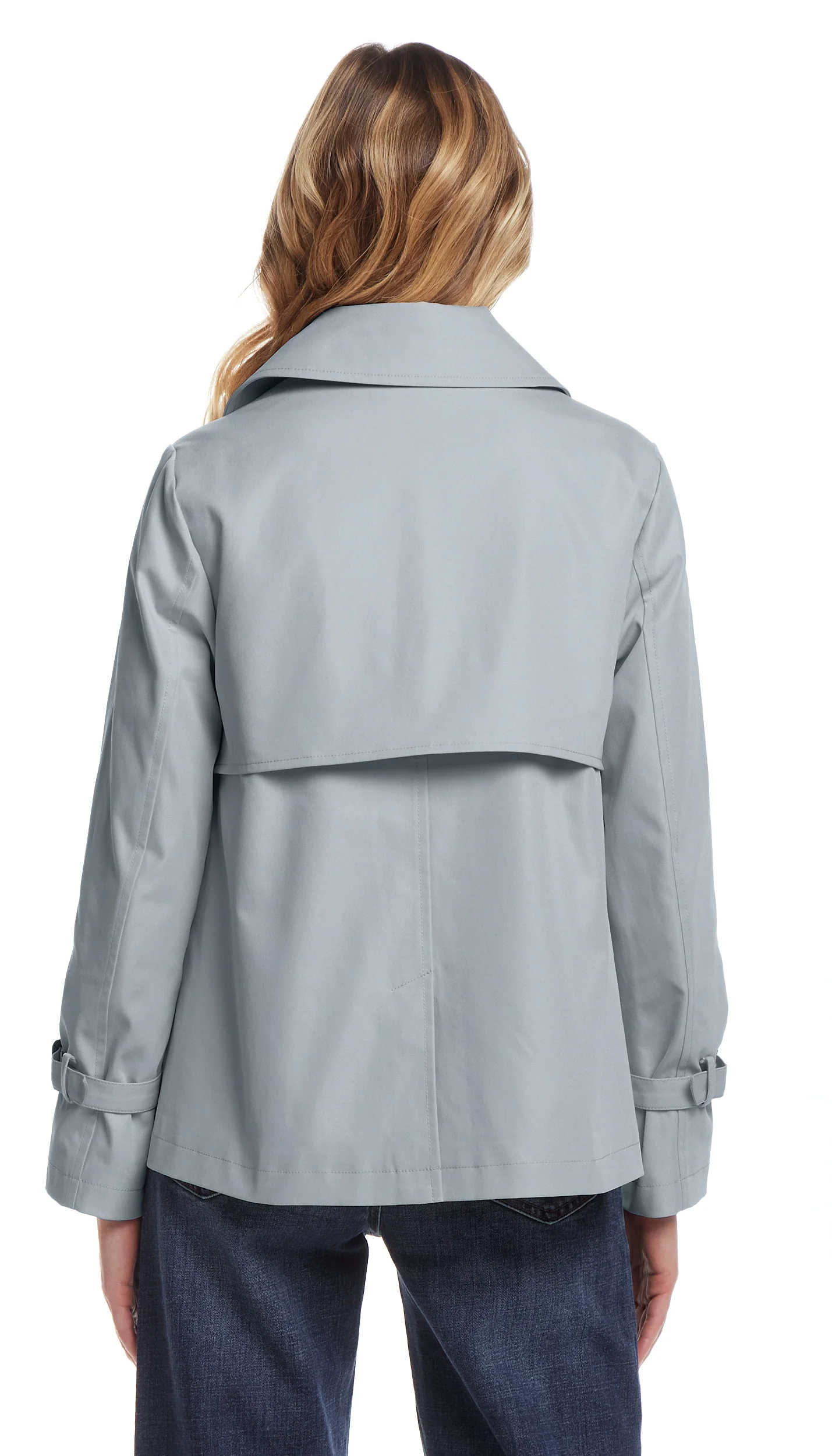 DOUBLE BREASTED A-LINE TRENCH - Image 41