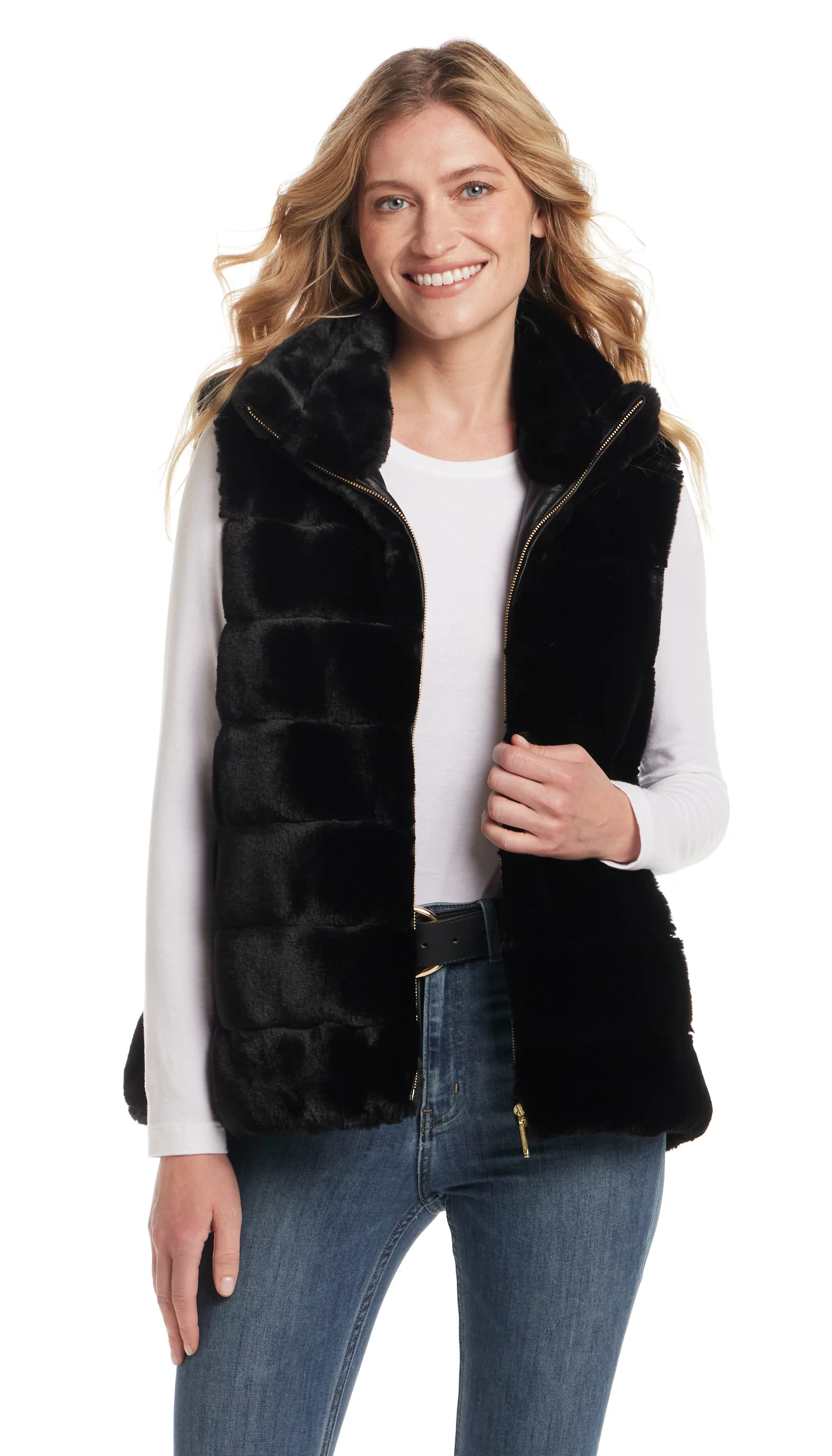 FAUX FUR VEST - Image 16