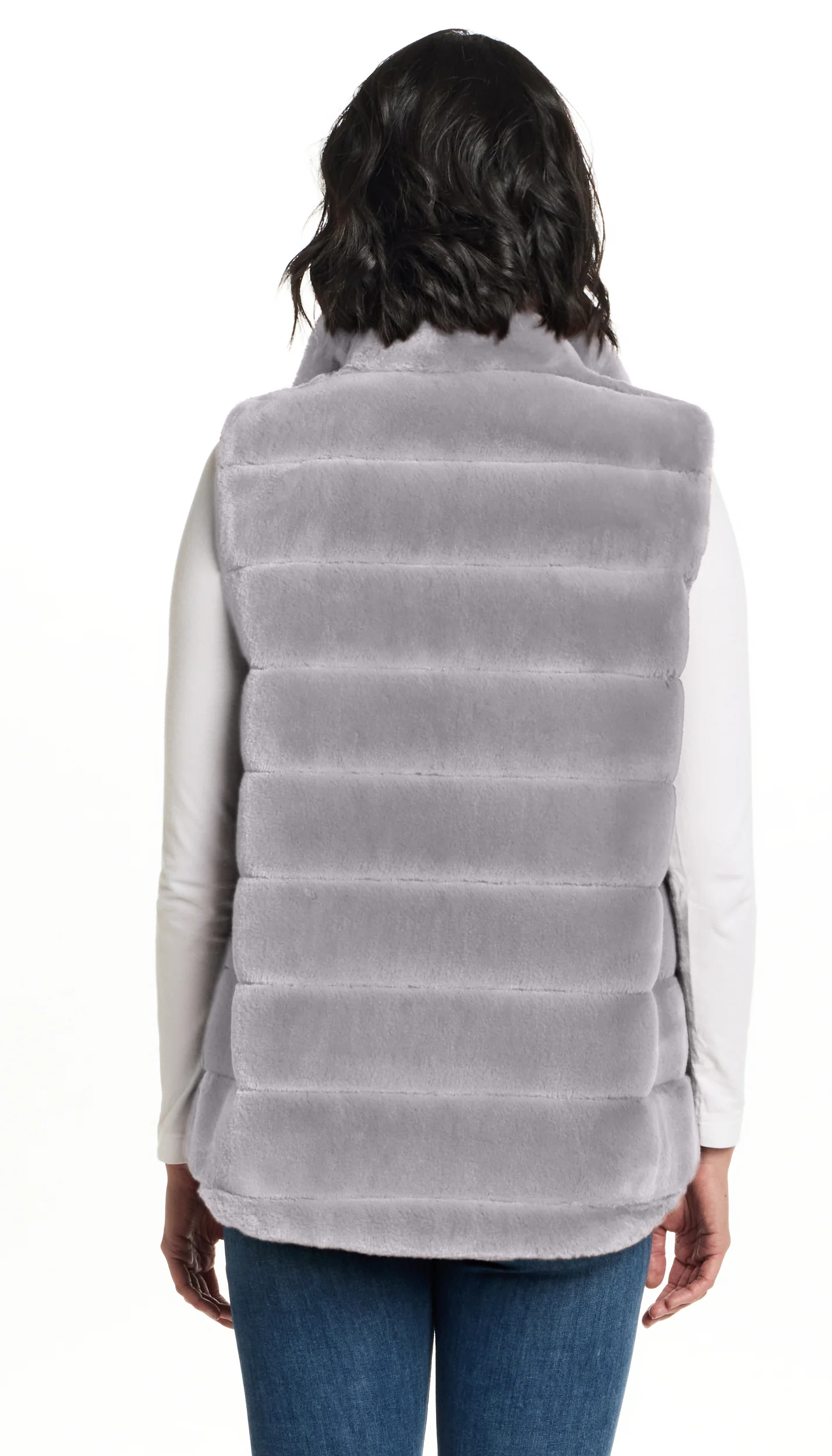 FAUX FUR VEST - Image 5