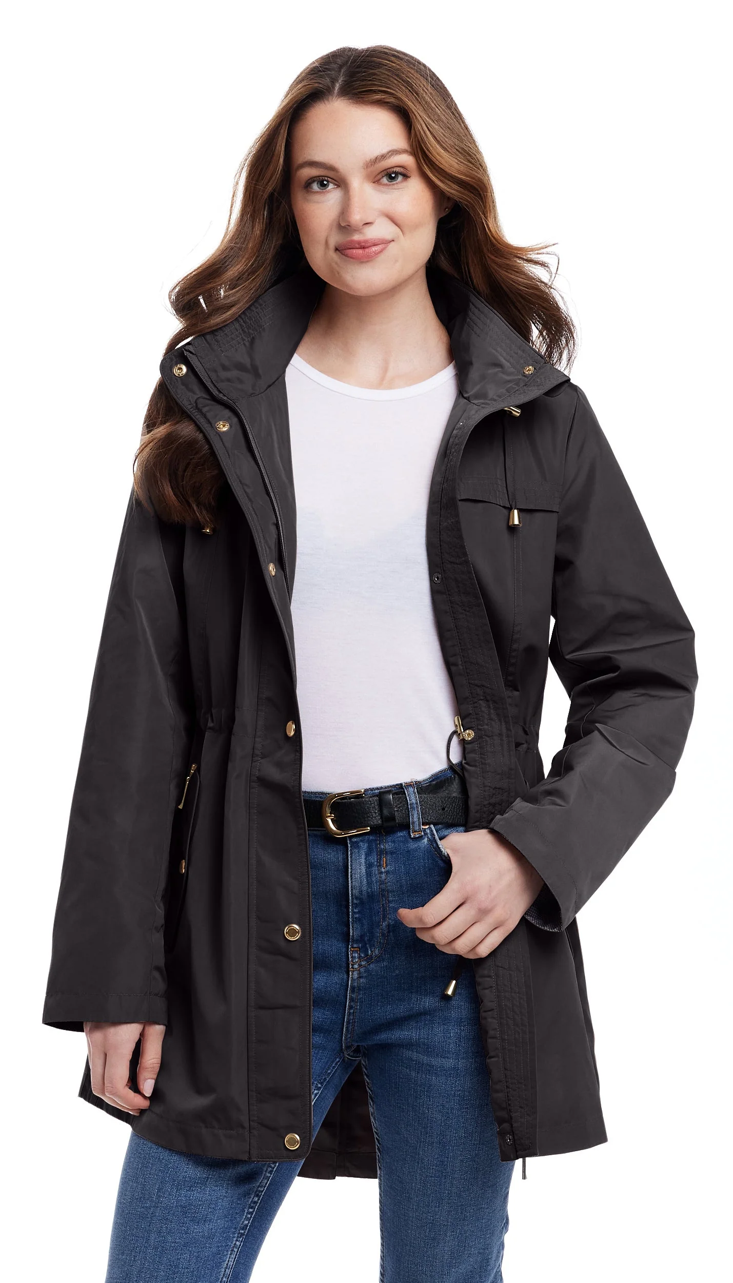 HOODED ANORAK WITH TURN BACK CUFFS - Image 17