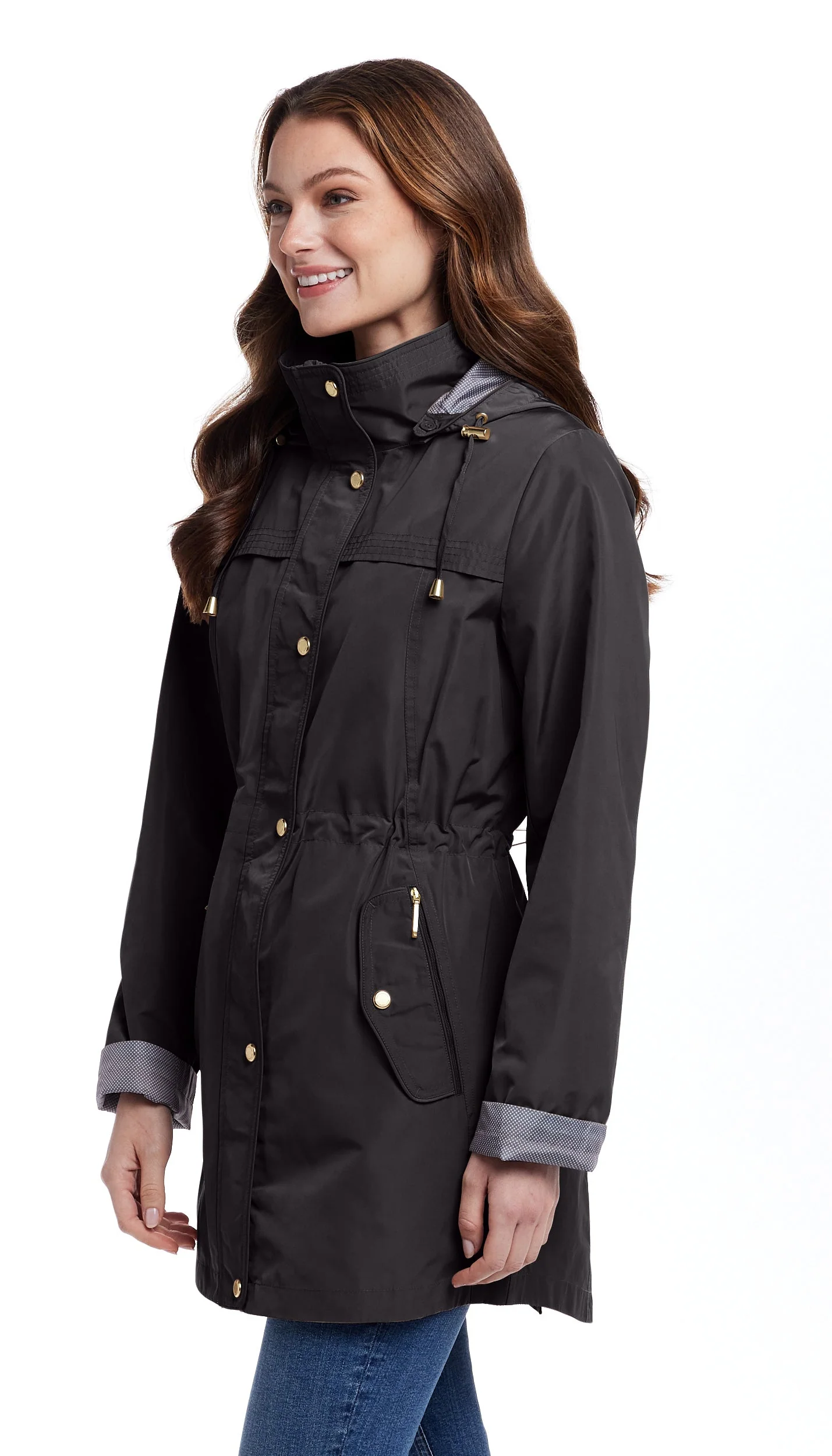 HOODED ANORAK WITH TURN BACK CUFFS - Image 20