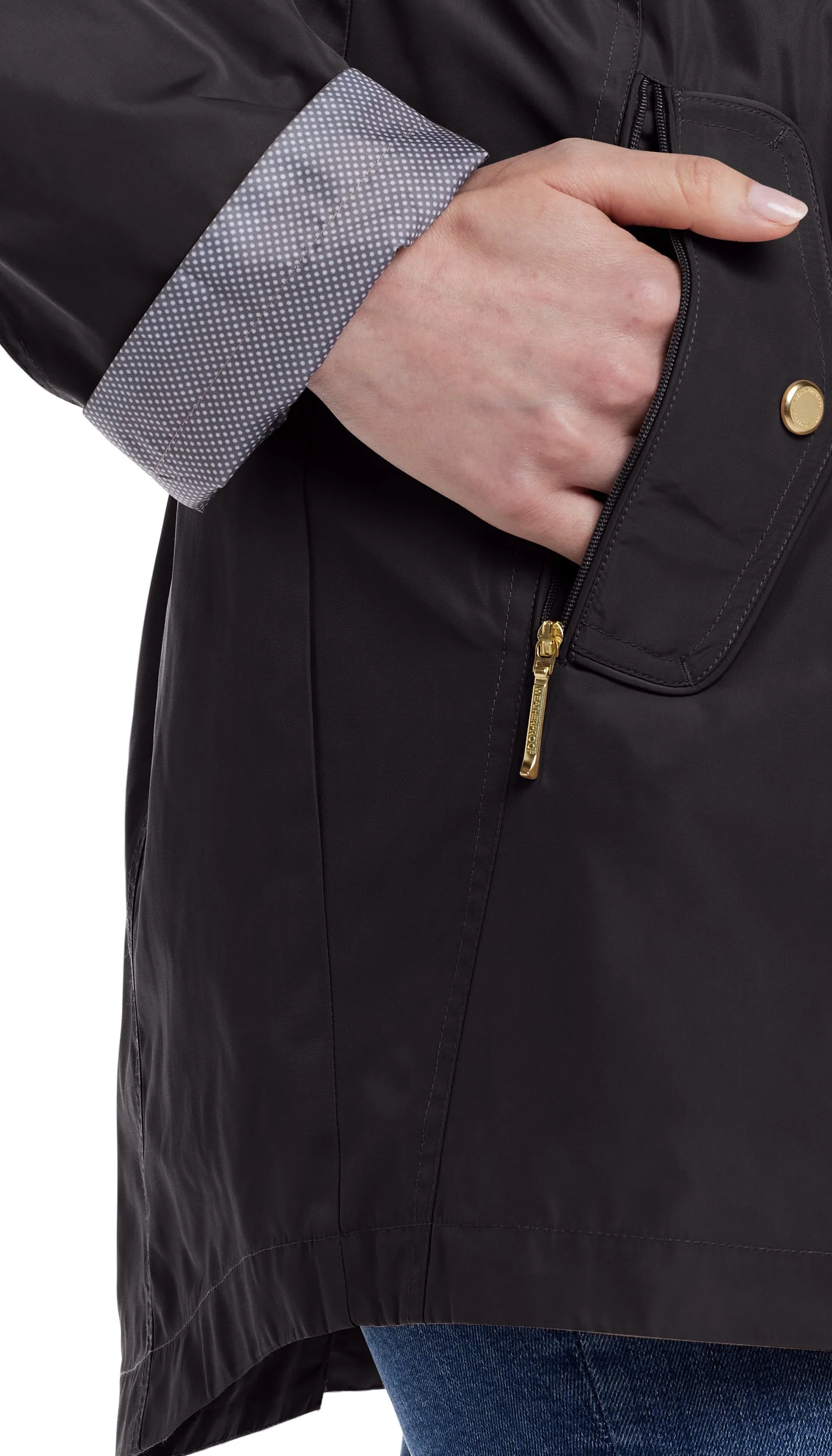HOODED ANORAK WITH TURN BACK CUFFS - Image 23