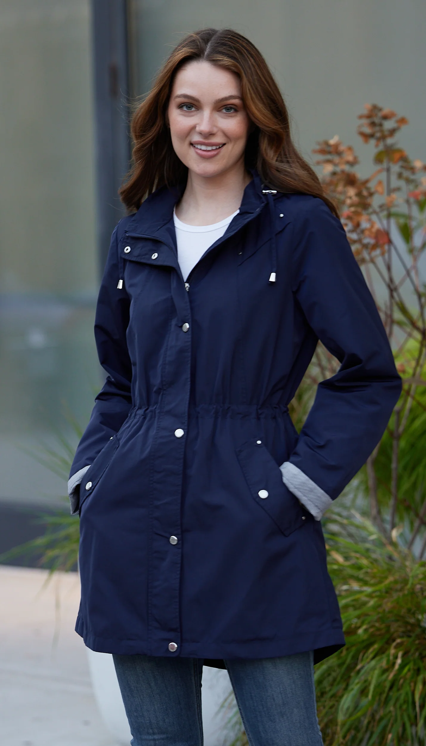 HOODED ANORAK WITH TURN BACK CUFFS - Image 8
