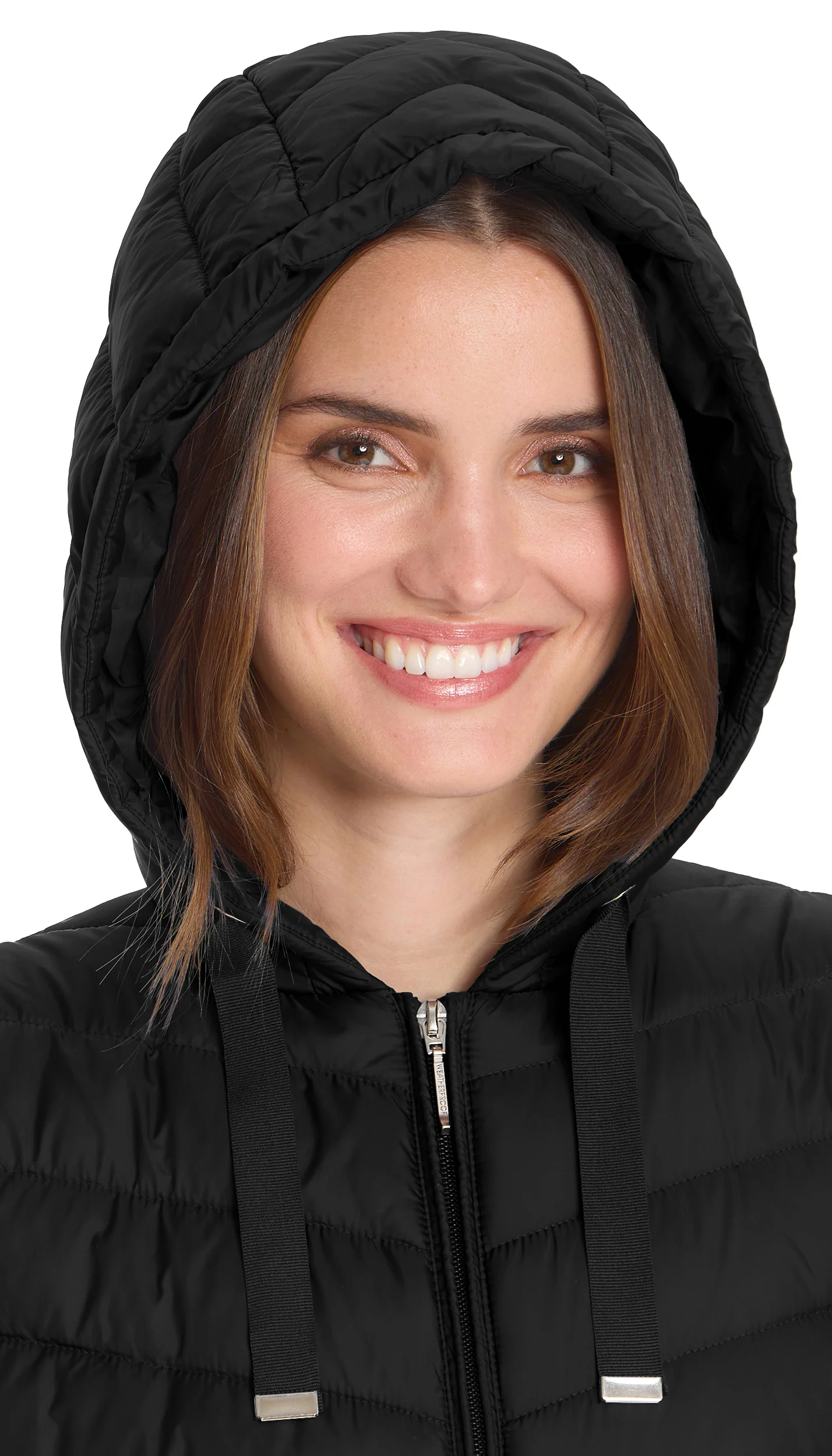 HOODED CHEVRON LONGLINE PUFFER VEST - Image 22