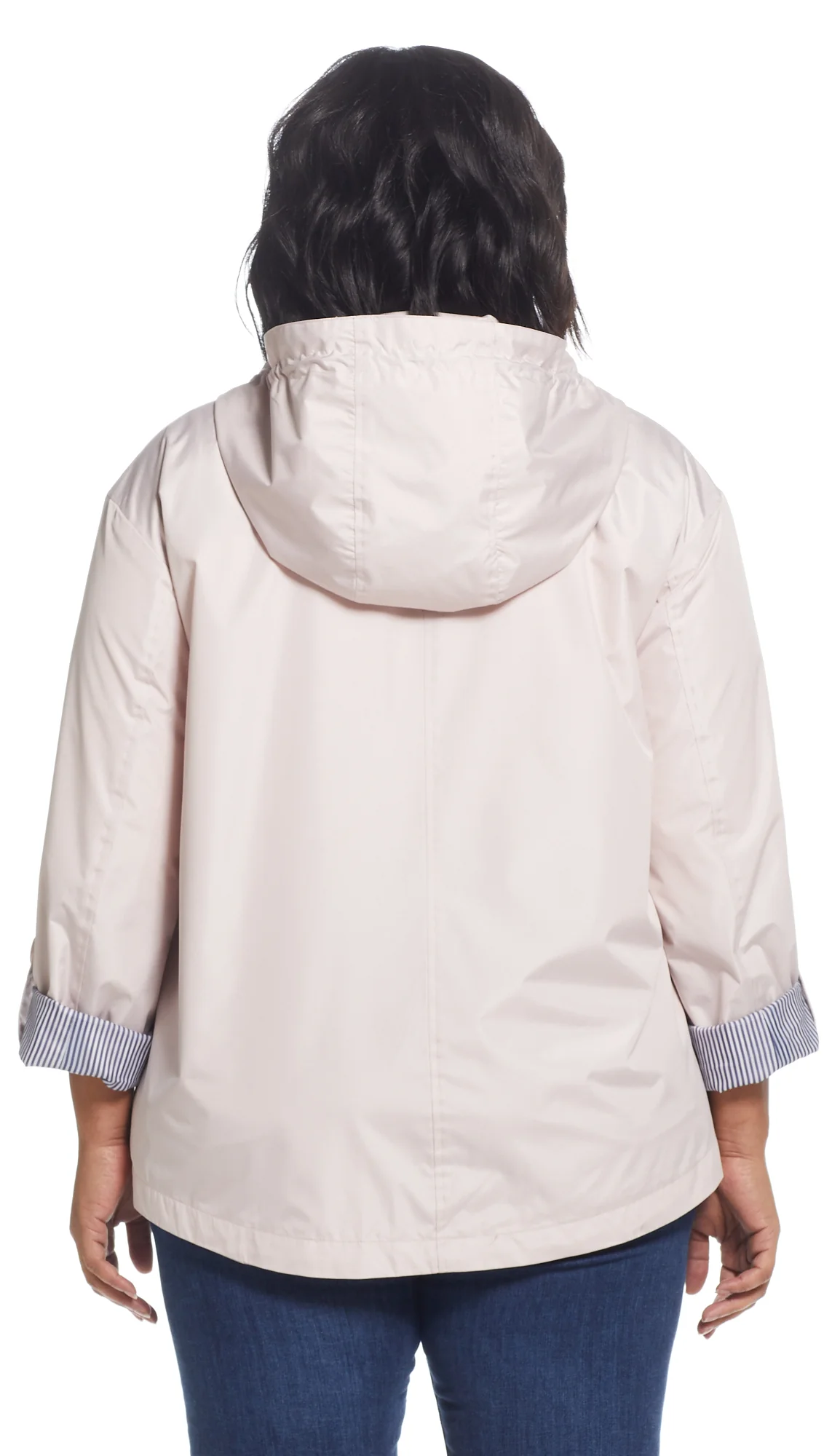 HOODED JACKET WITH TURN BACK SLEEVES - Image 11
