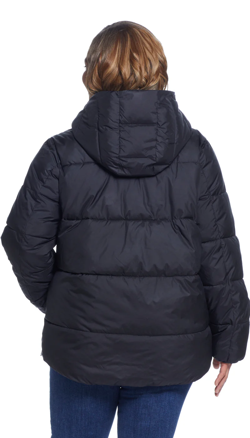 HOODED PUFFER COAT - Image 11