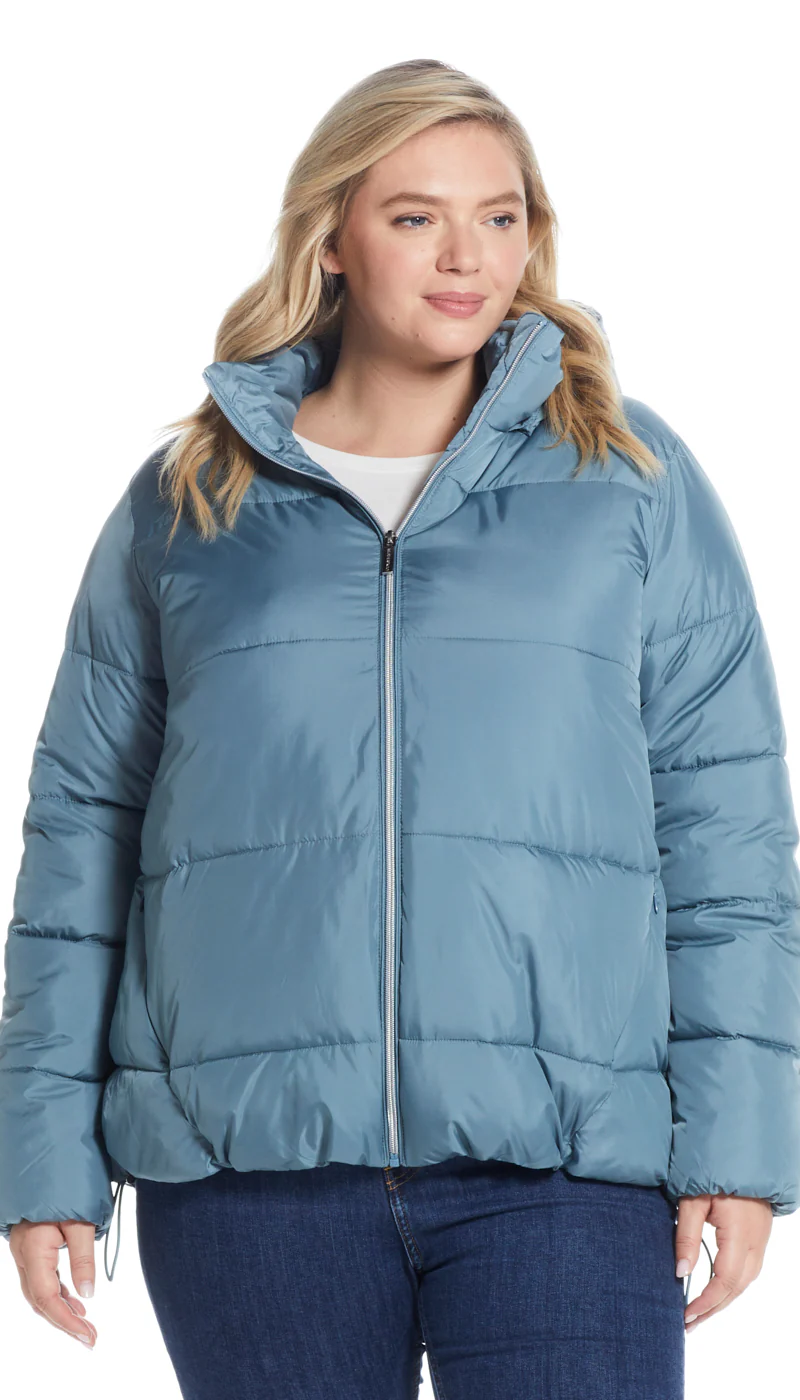HOODED PUFFER COAT - Image 14