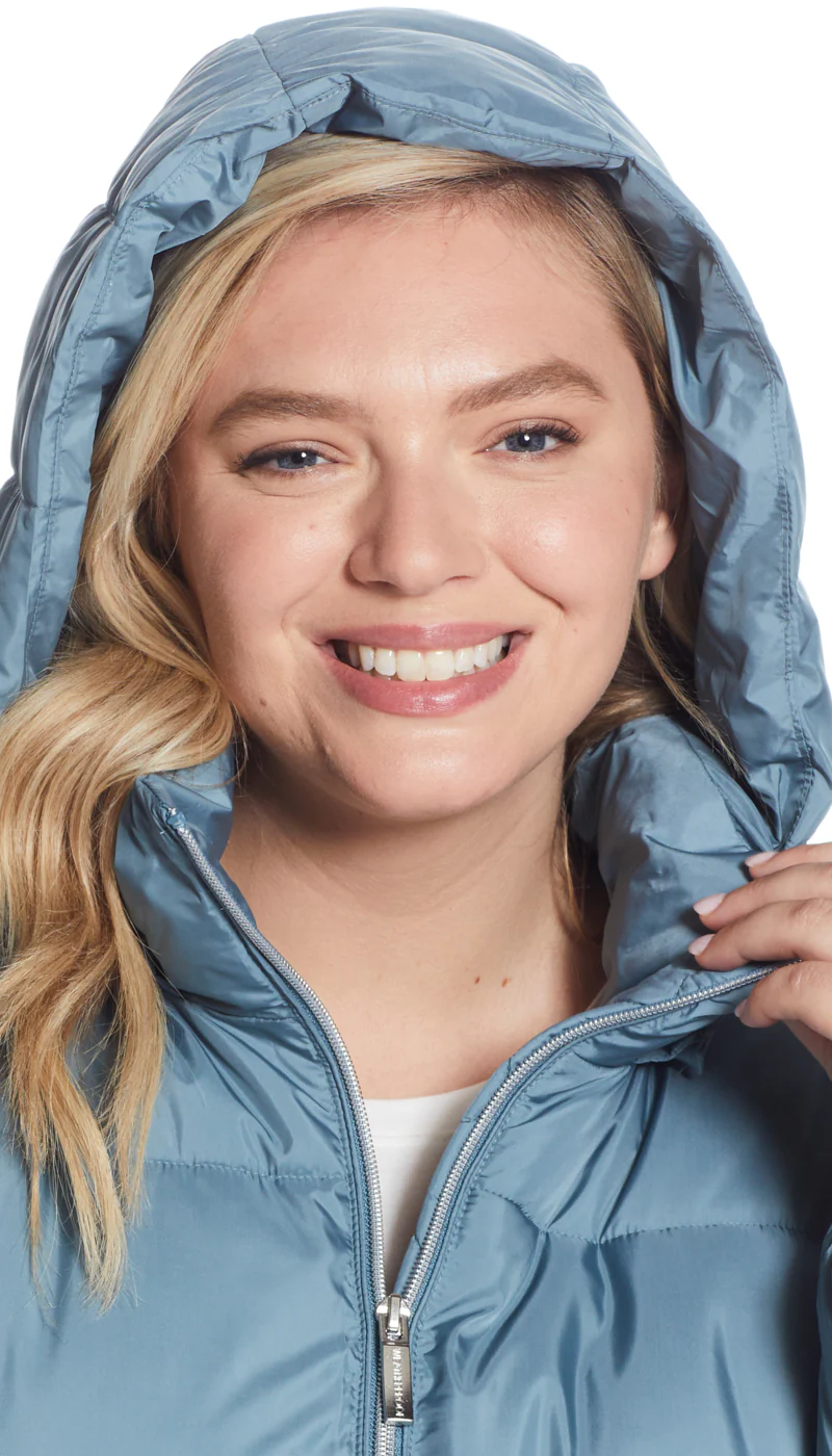 HOODED PUFFER COAT - Image 17