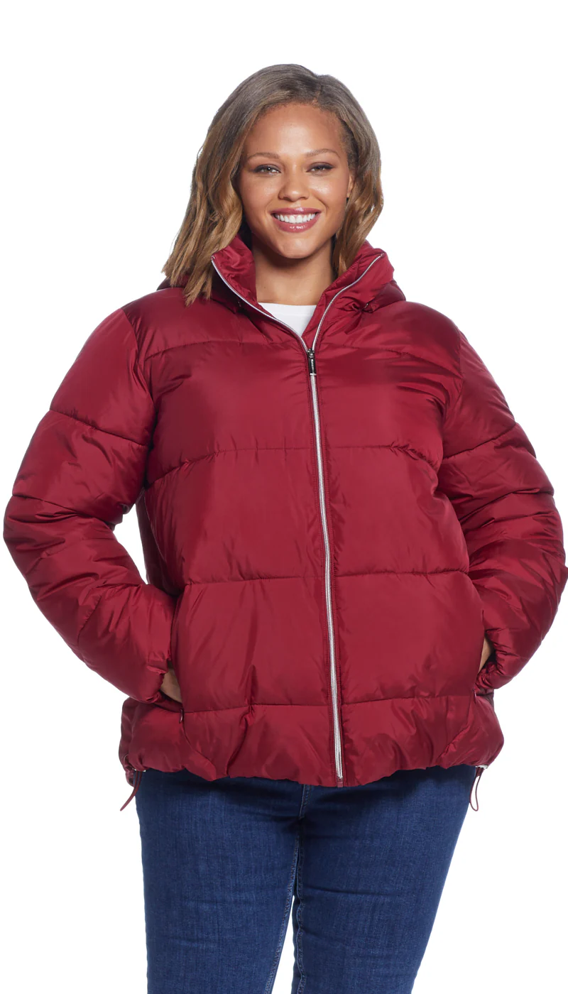 HOODED PUFFER COAT - Image 4