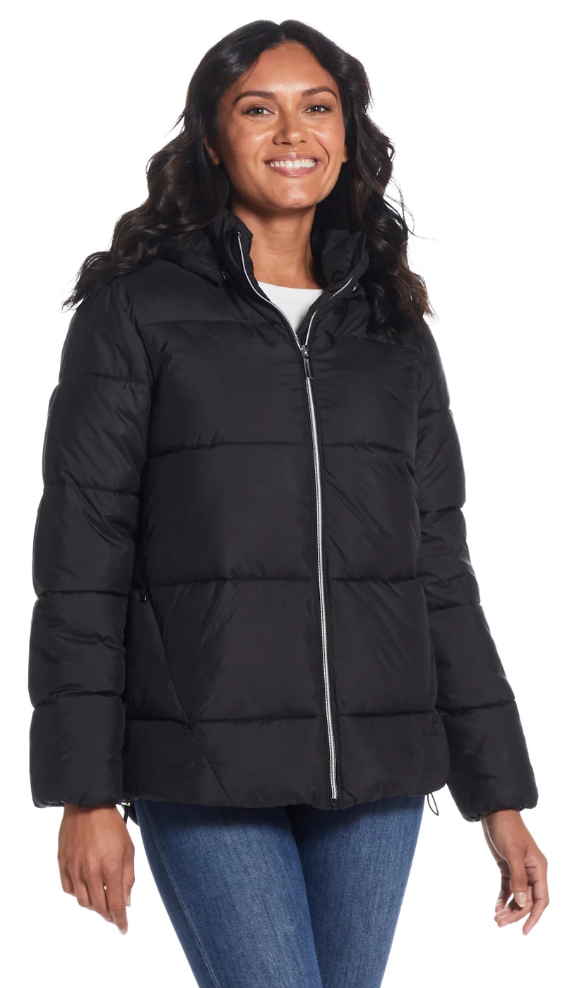 HOODED PUFFER COAT - Image 11