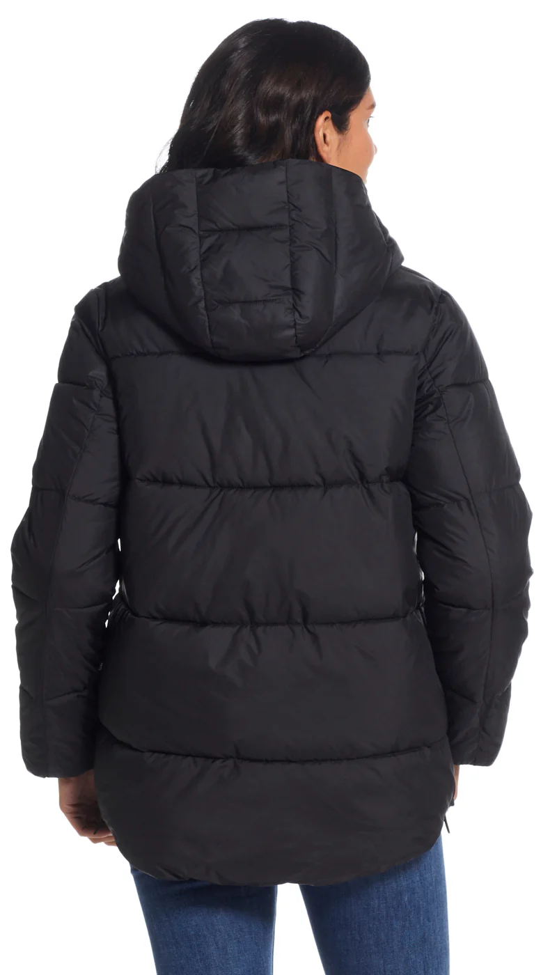 HOODED PUFFER COAT - Image 12