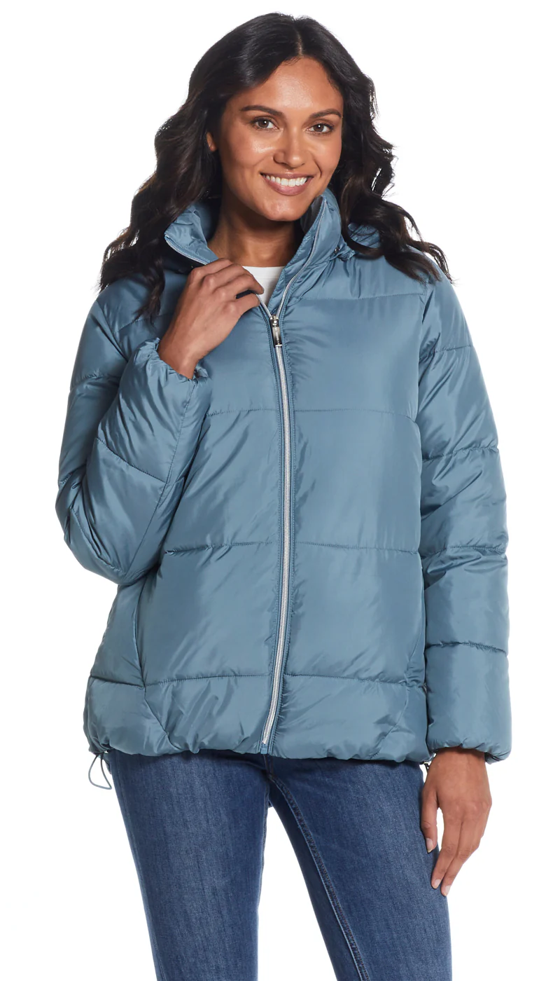 HOODED PUFFER COAT - Image 15