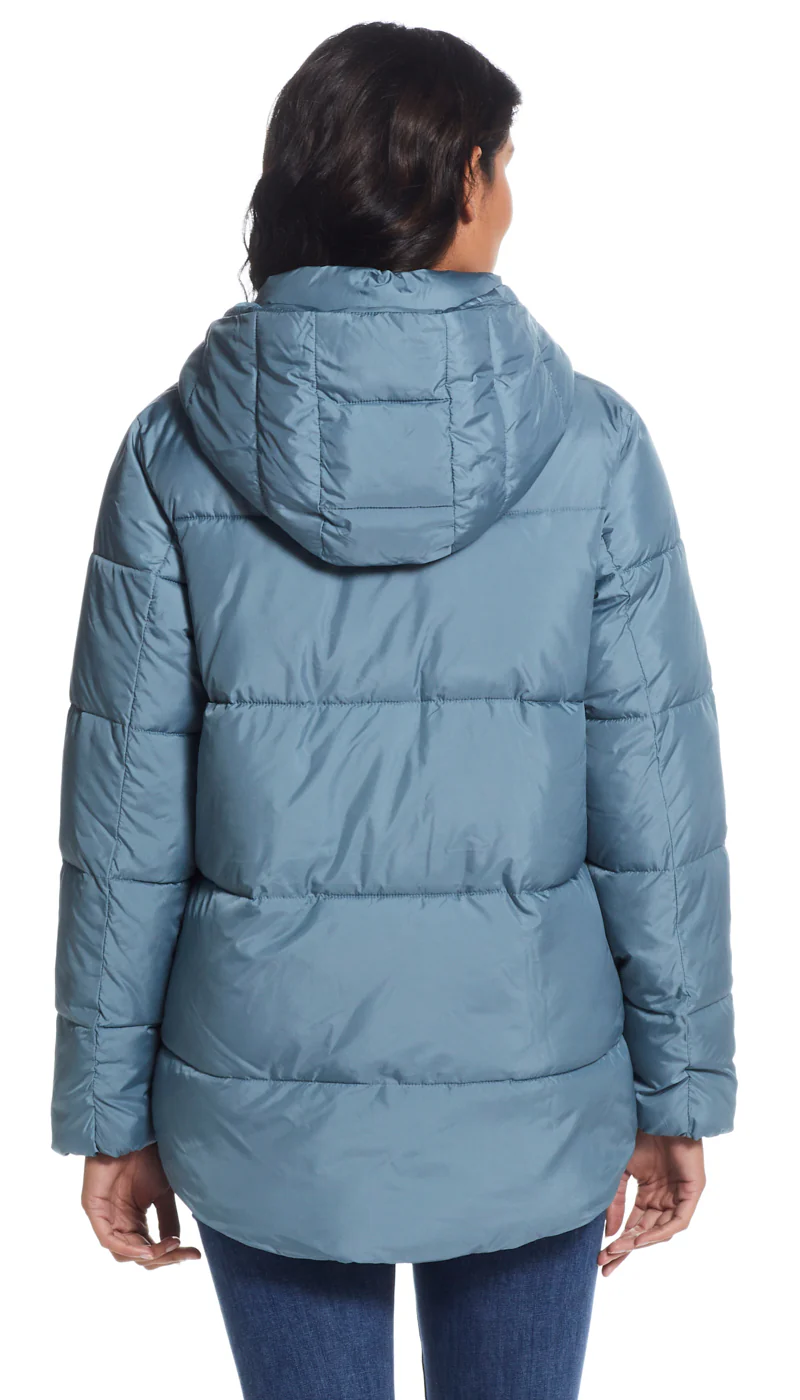 HOODED PUFFER COAT - Image 16