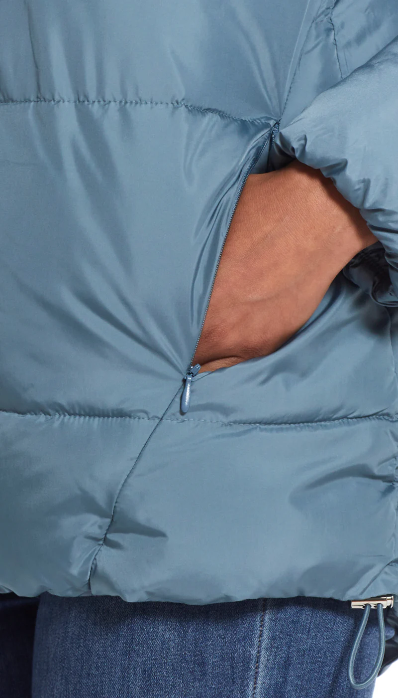 HOODED PUFFER COAT - Image 19