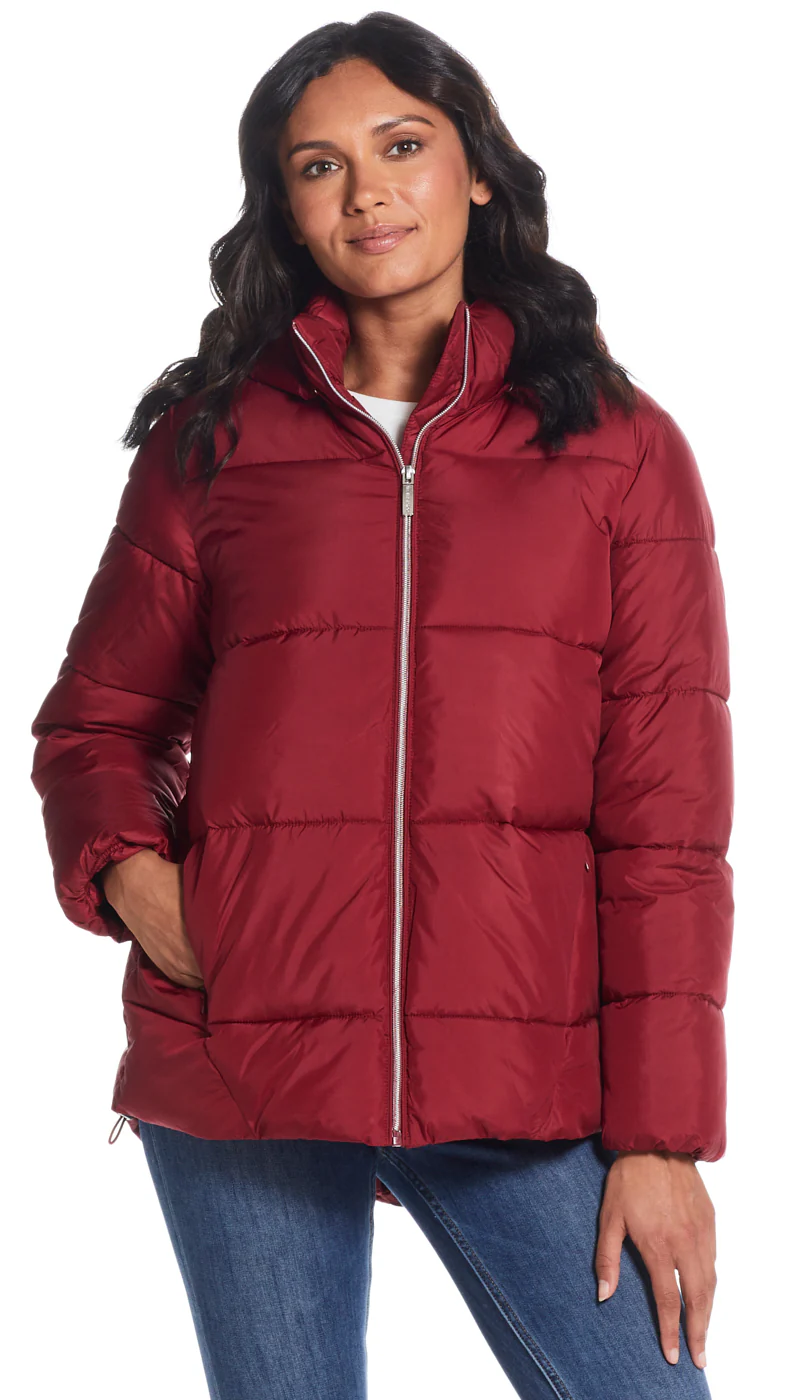 HOODED PUFFER COAT - Image 6