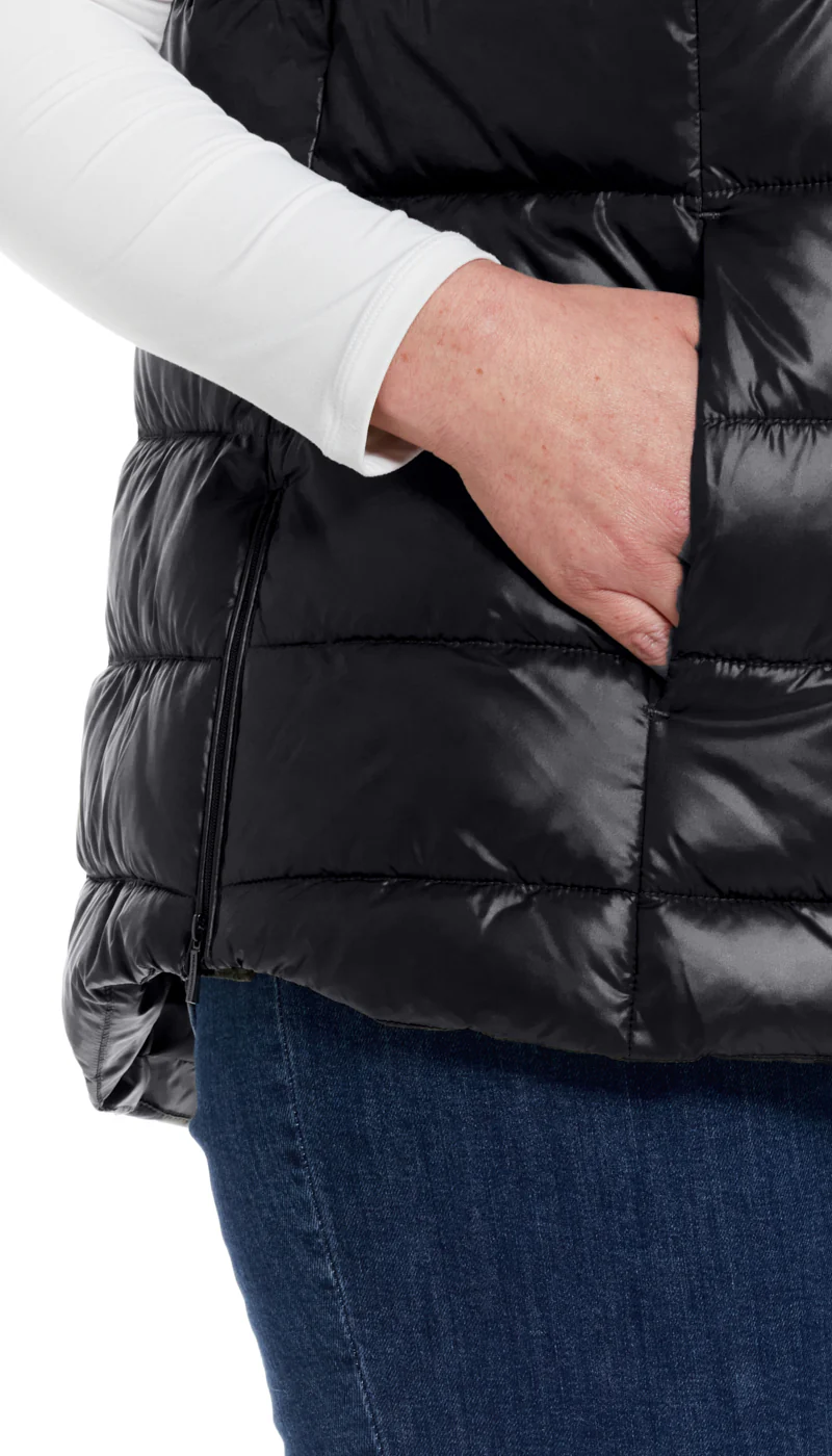 HOODED PUFFER VEST - Image 18