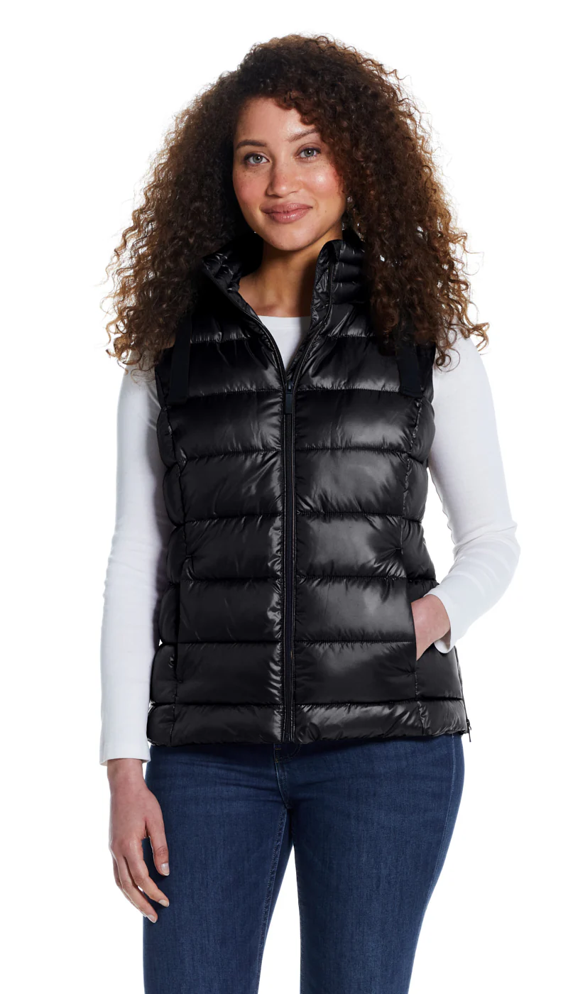HOODED PUFFER VEST - Image 14