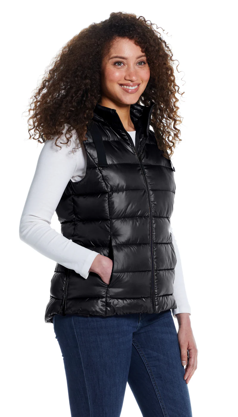 HOODED PUFFER VEST - Image 17