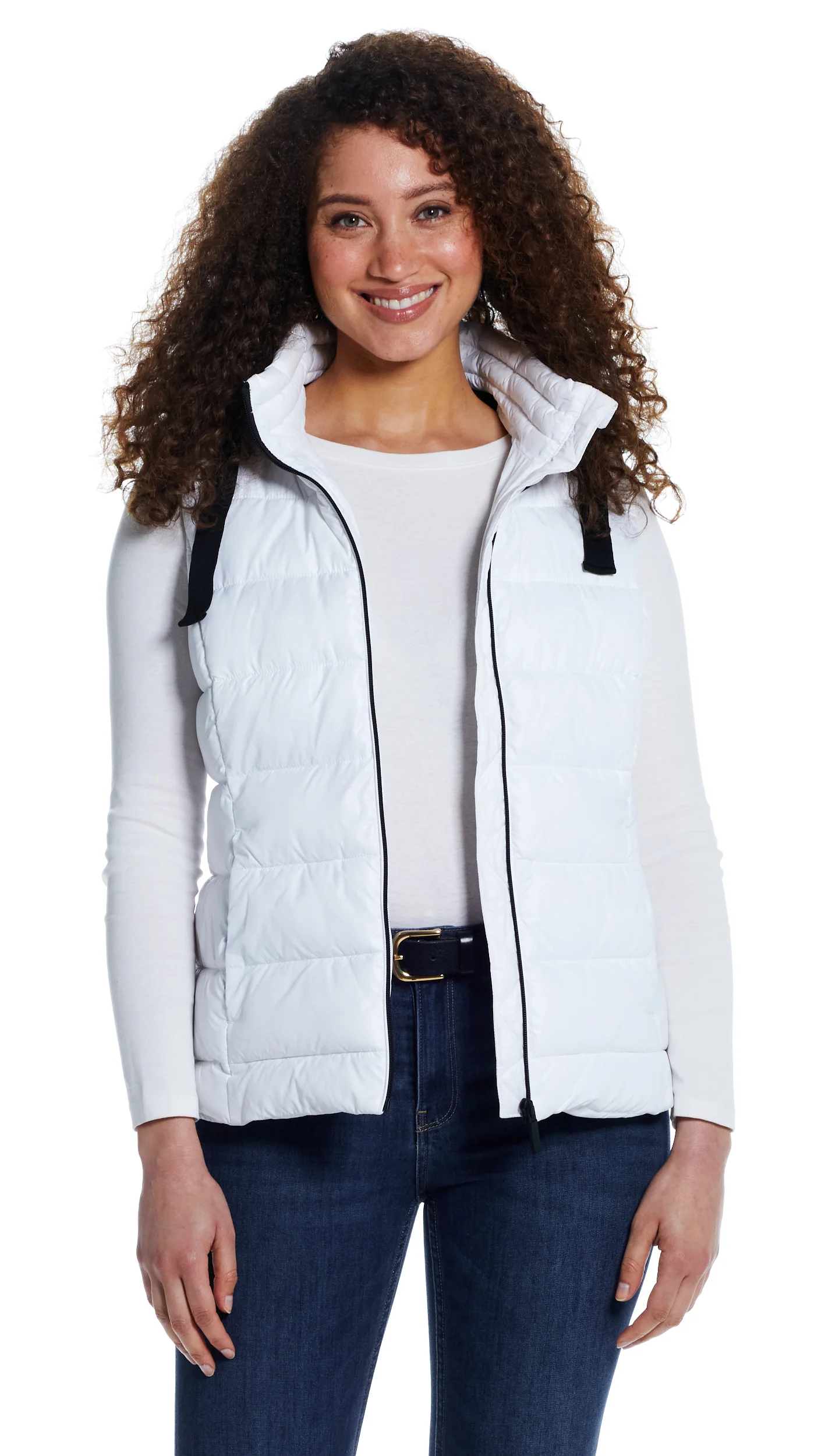 HOODED PUFFER VEST - Image 21