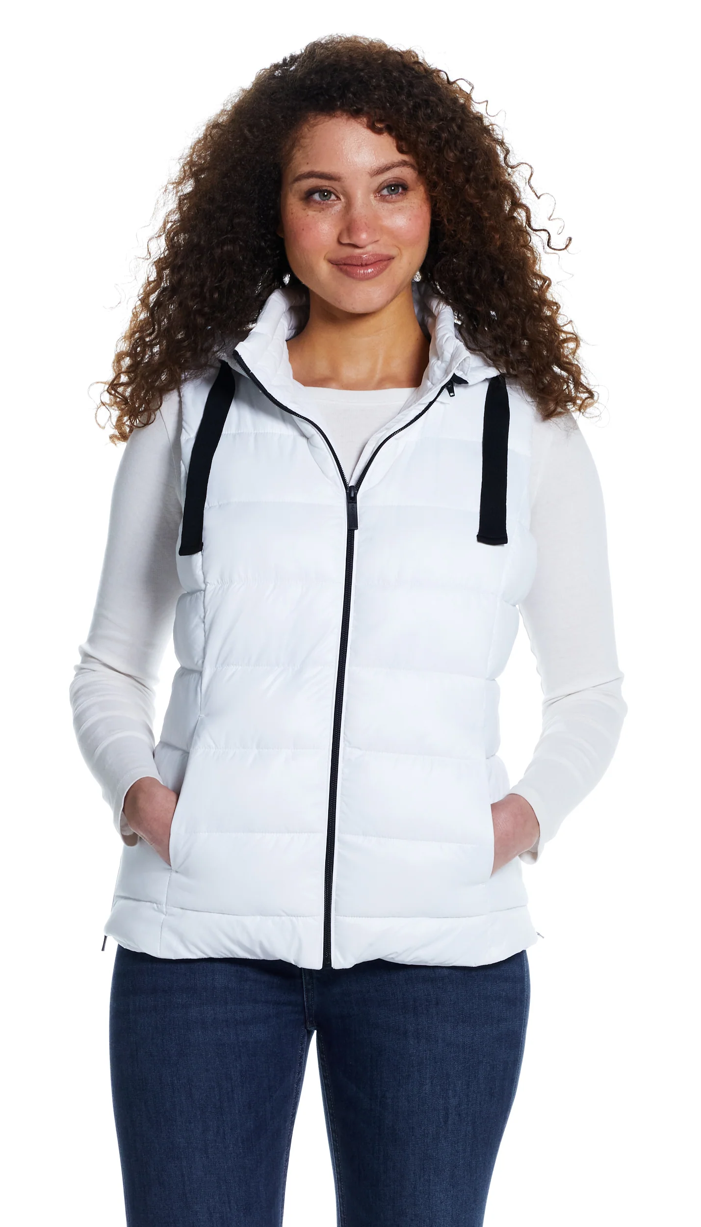 HOODED PUFFER VEST - Image 23