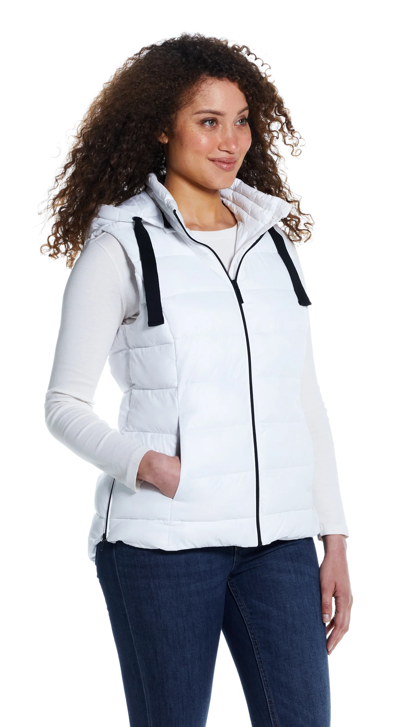HOODED PUFFER VEST - Image 24
