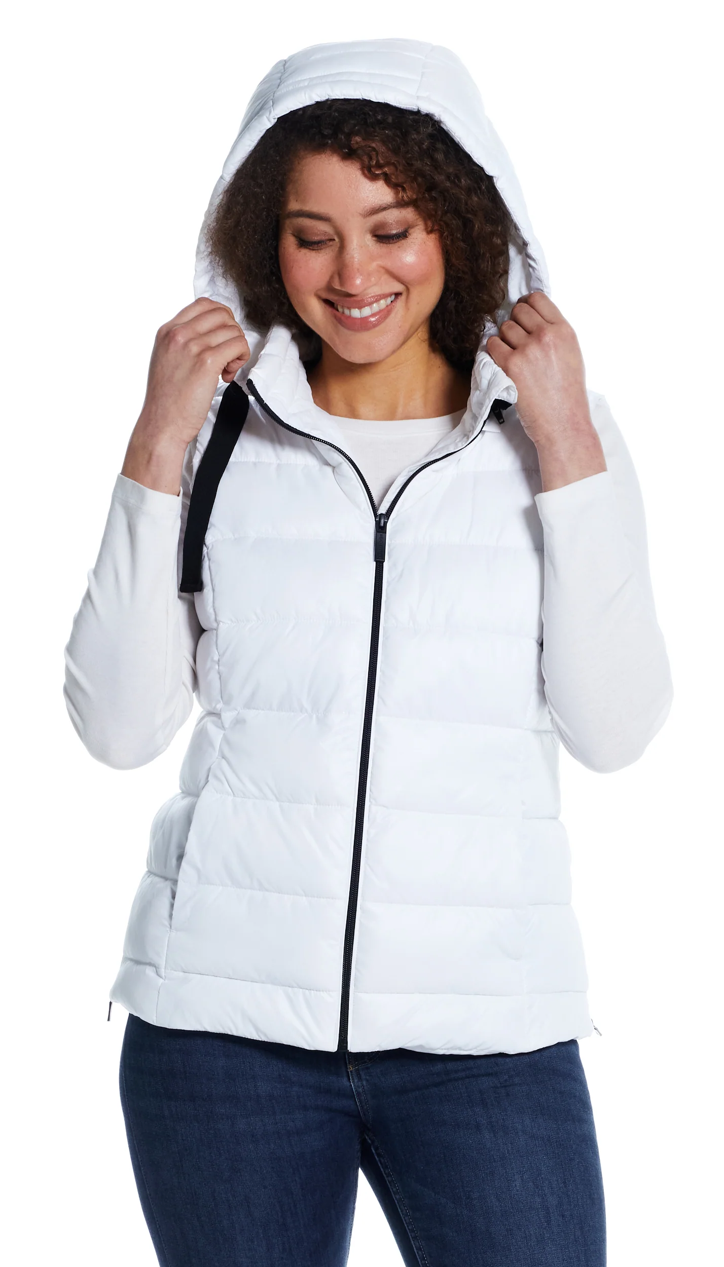 HOODED PUFFER VEST - Image 27