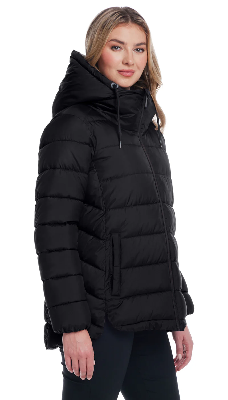 HOODED PUFFER WITH COZY PILE - Image 29