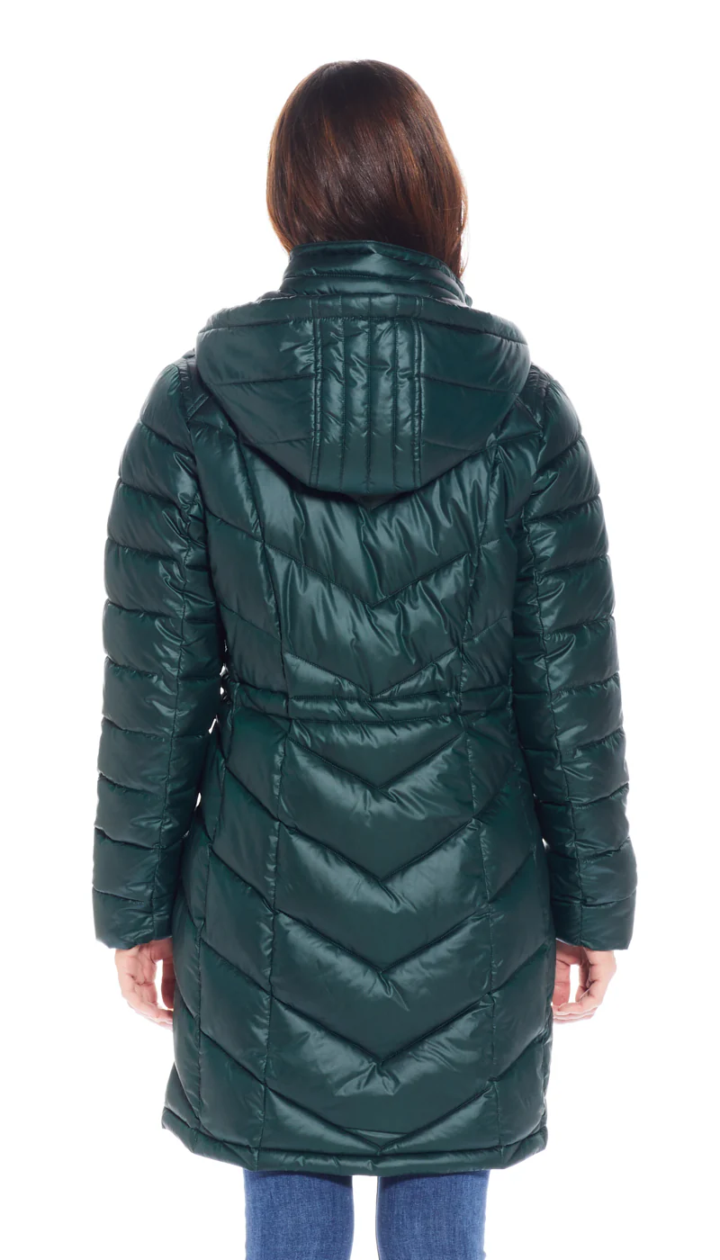 HOODED QUILTED PUFFER JACKET - Image 3