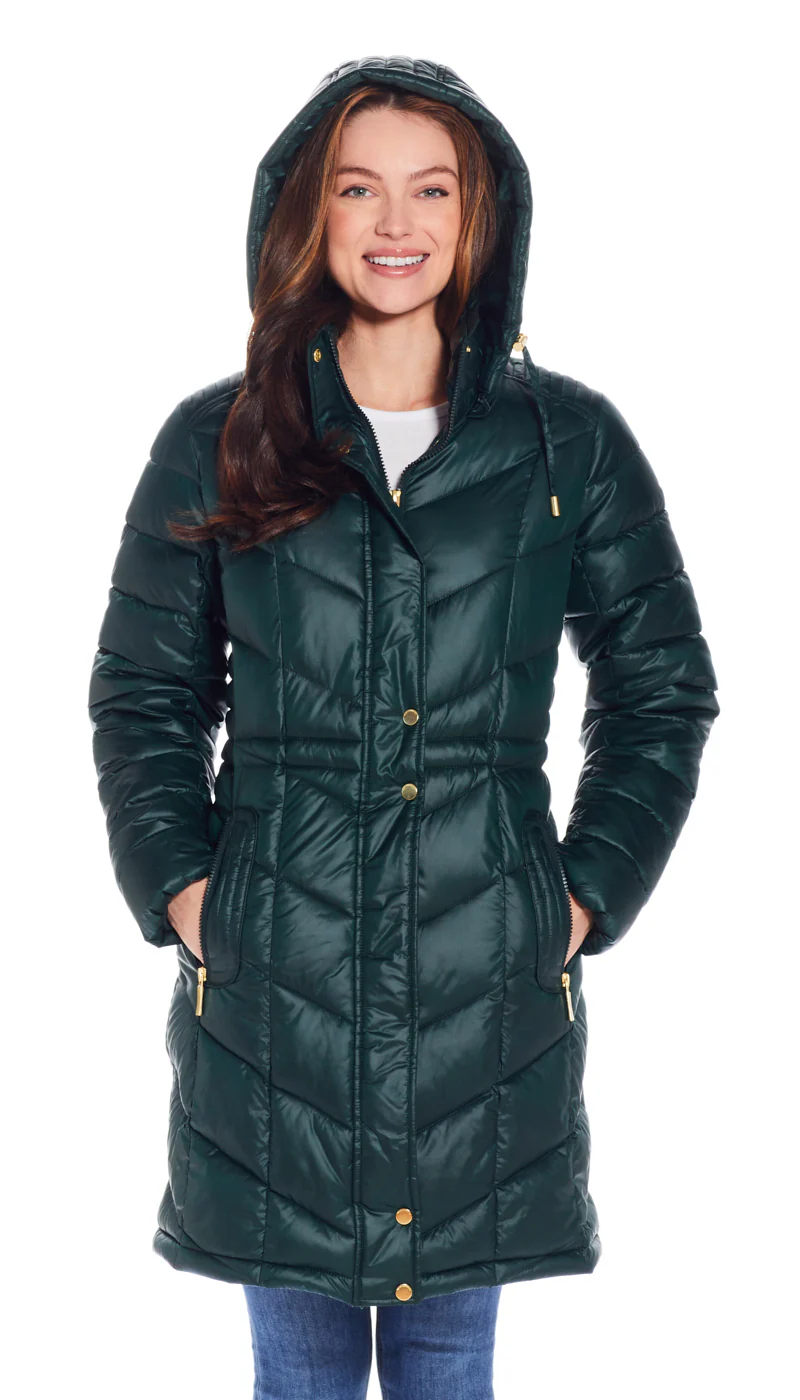 HOODED QUILTED PUFFER JACKET - Image 8