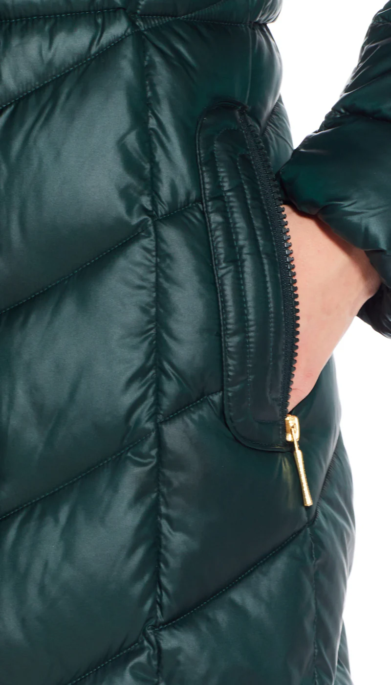HOODED QUILTED PUFFER JACKET - Image 9