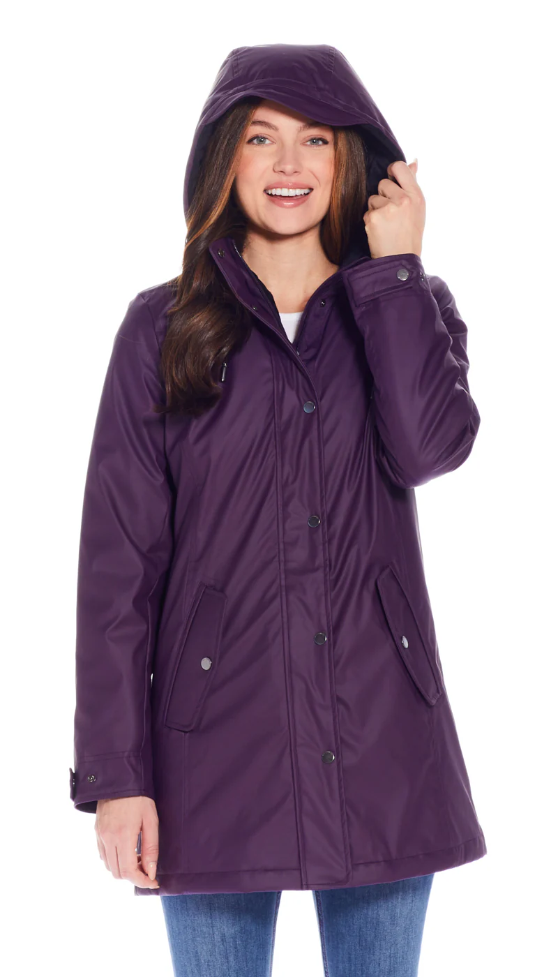 HOODED RAIN SLICKER - MID WEIGHT - Image 37
