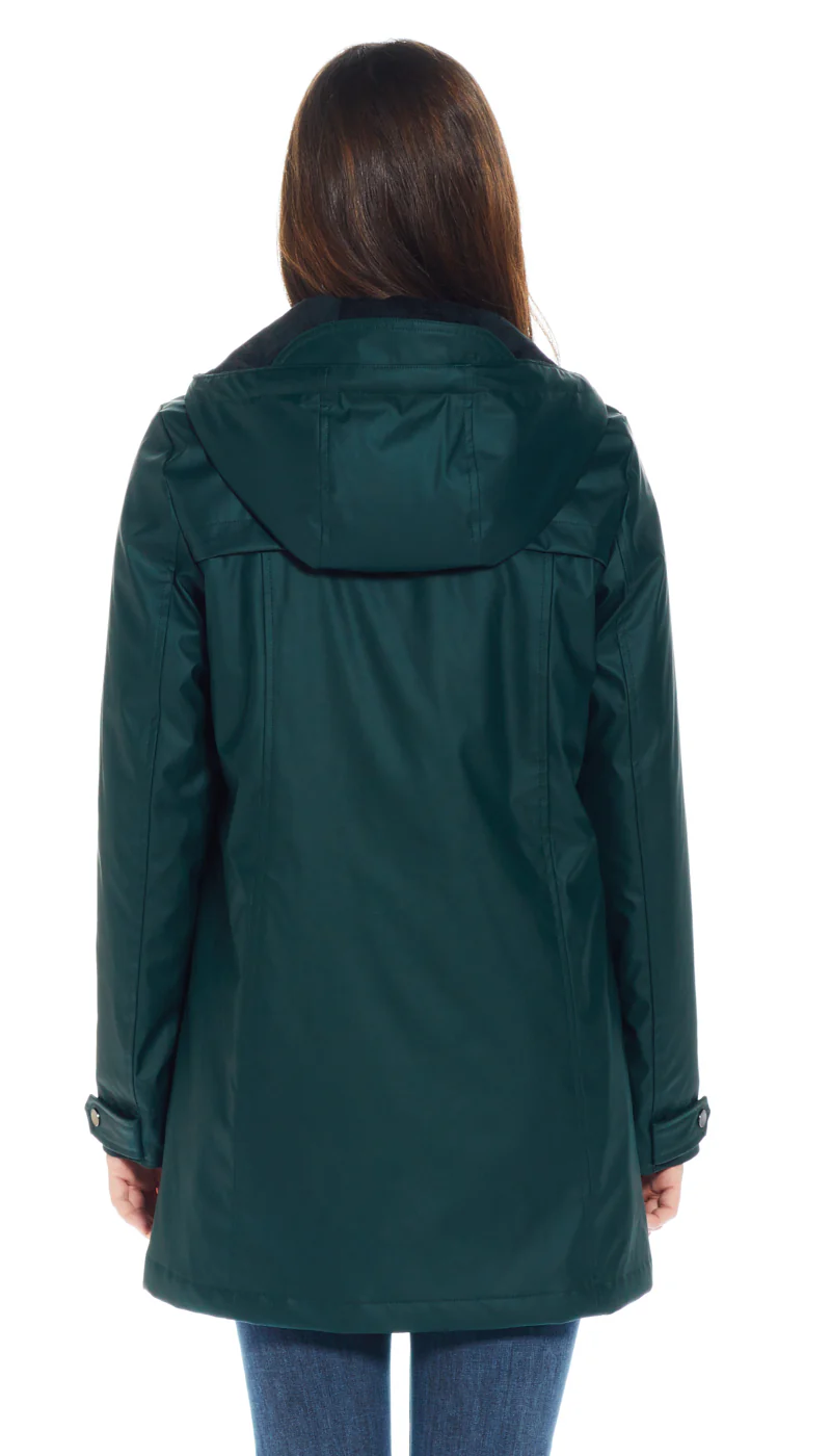 HOODED RAIN SLICKER - MID WEIGHT - Image 4