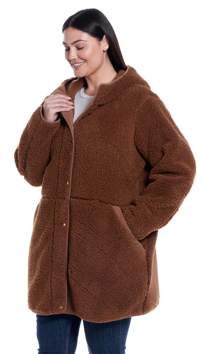 HOODED SHERPA FLEECE - Image 17