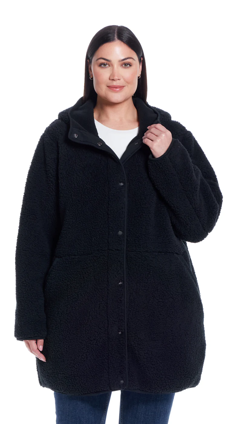 HOODED SHERPA FLEECE - Image 9
