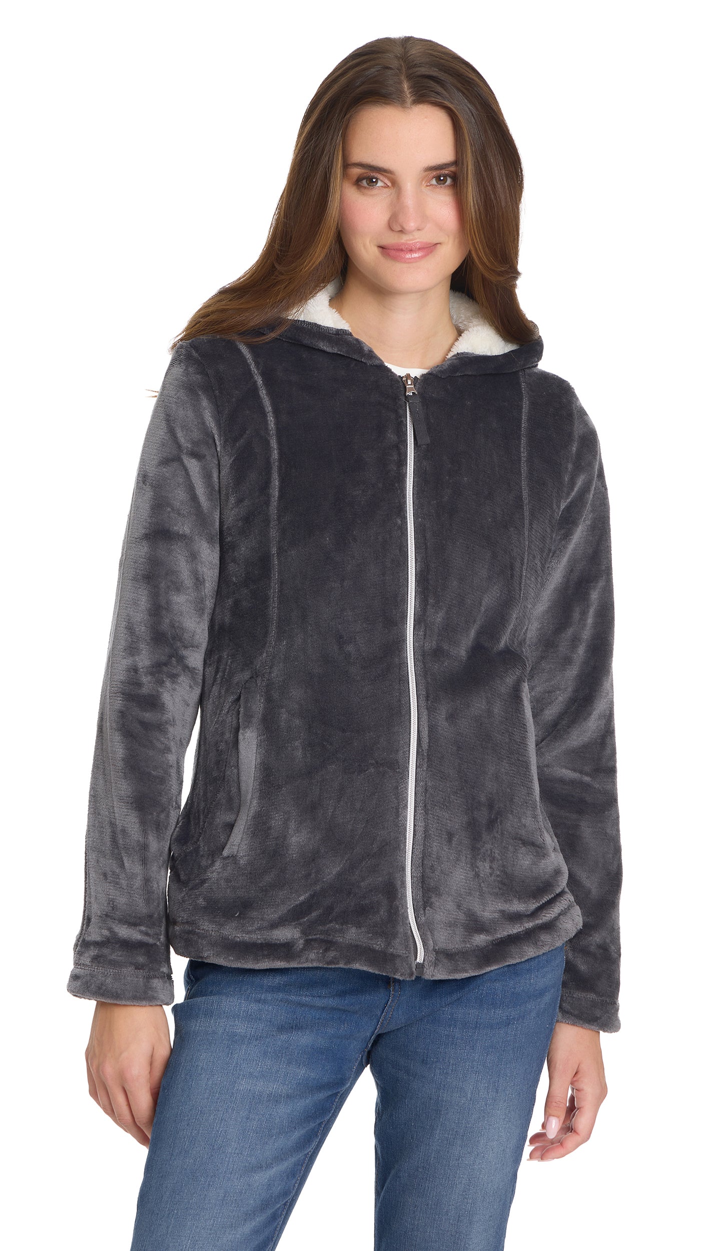 HOODED ZIP UP FLEECE JACKET - Image 18
